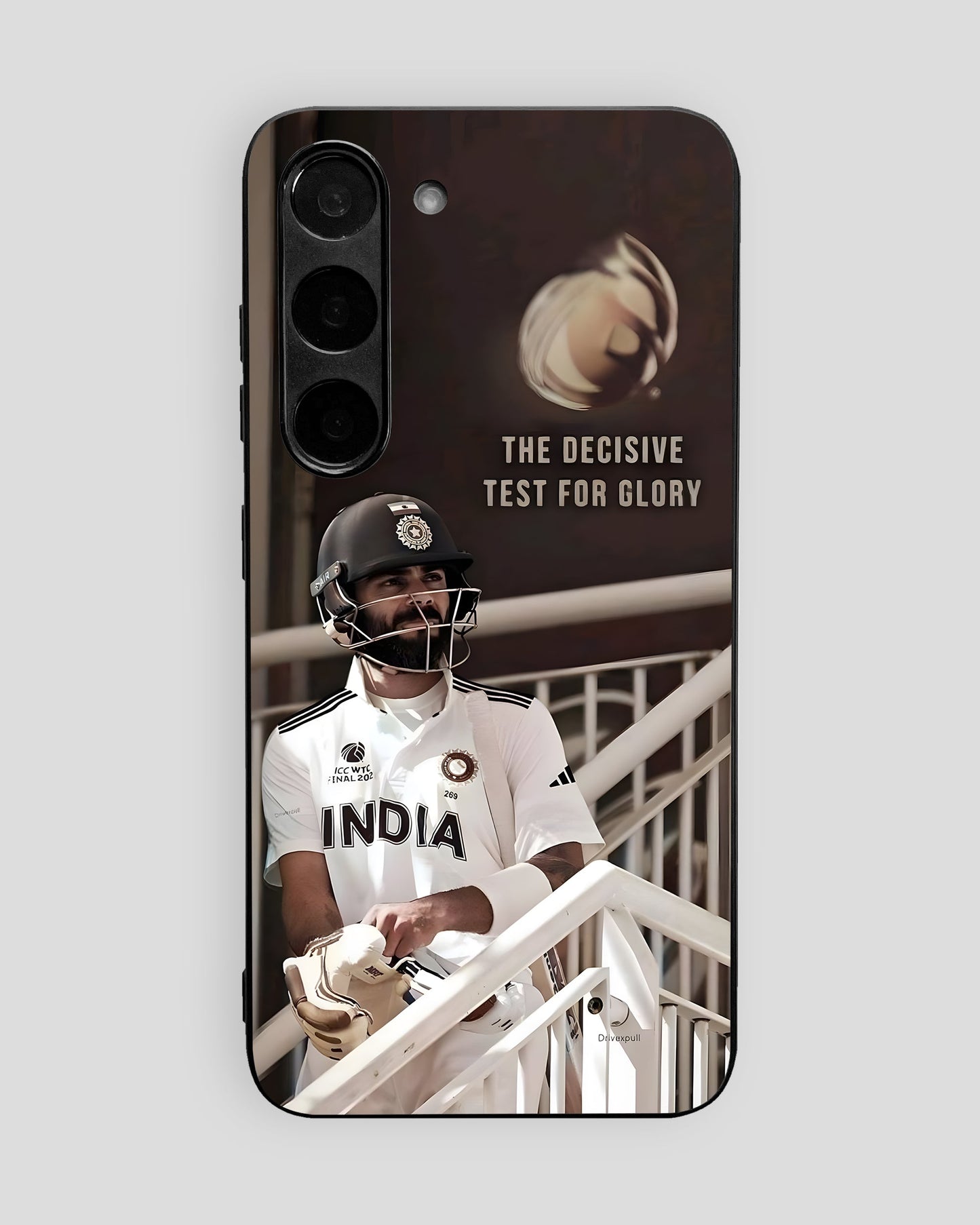 Cricket Glass Mobile Cover