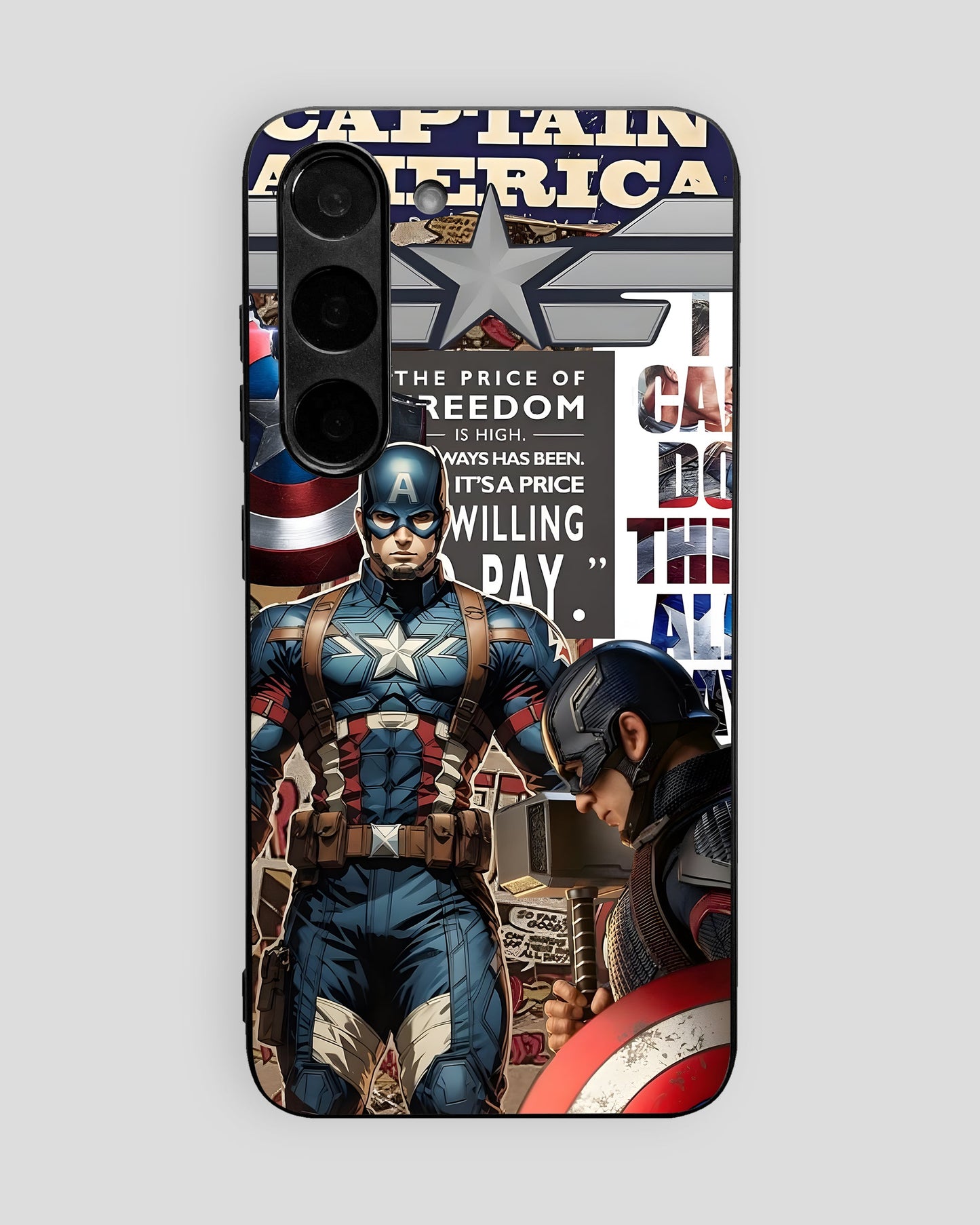 Marvel Glass Mobile Cover