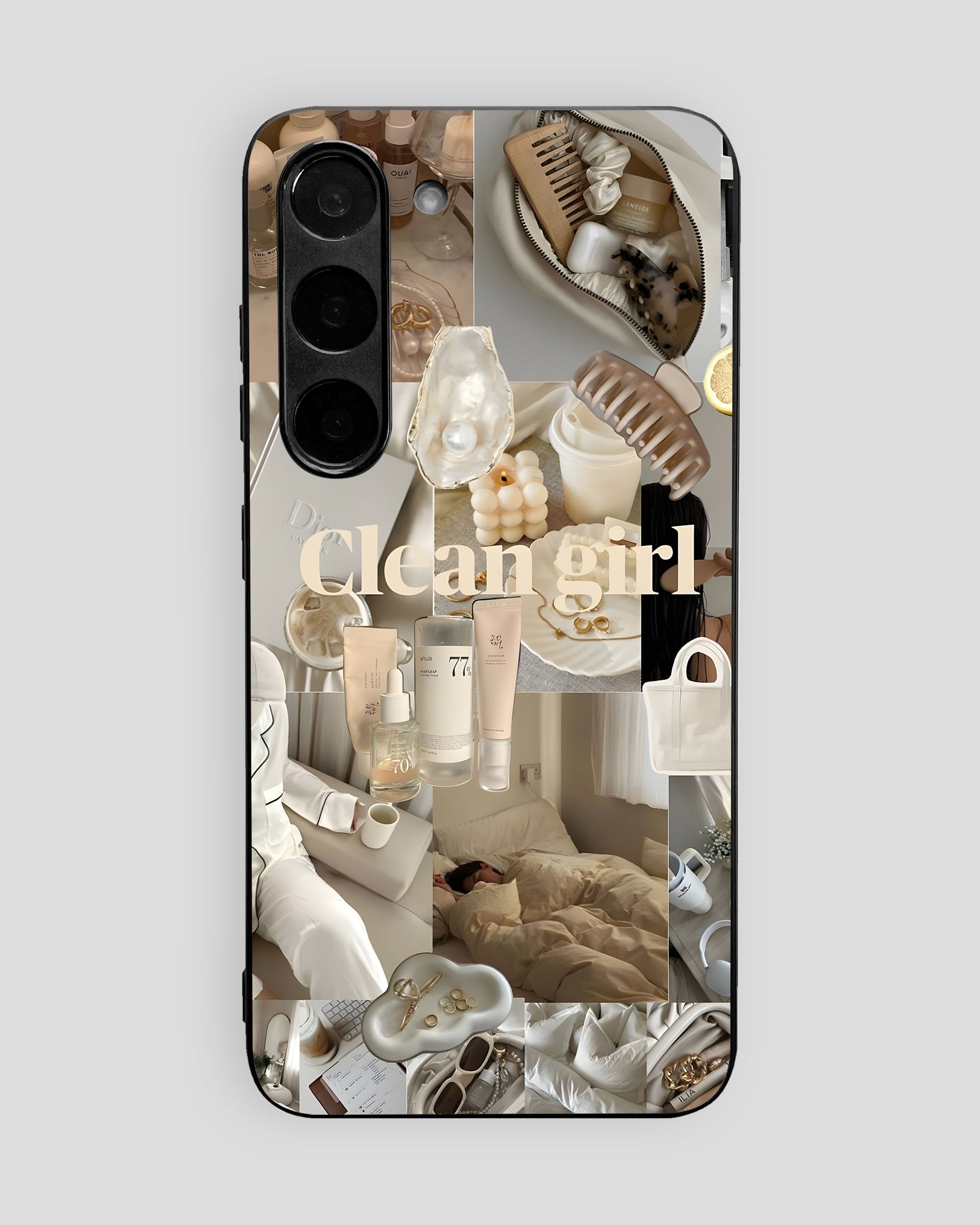 Girls Aesthetic Glass Mobile Cover