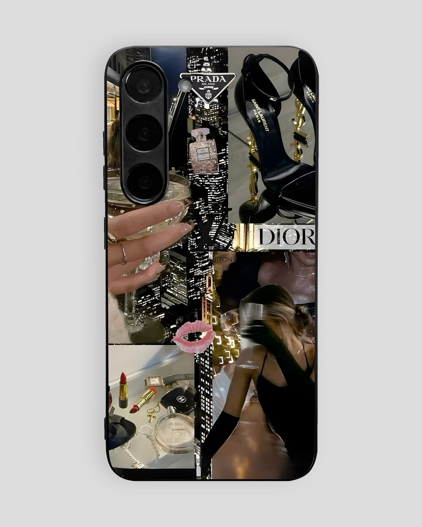 Girls Aesthetic Glass Mobile Cover