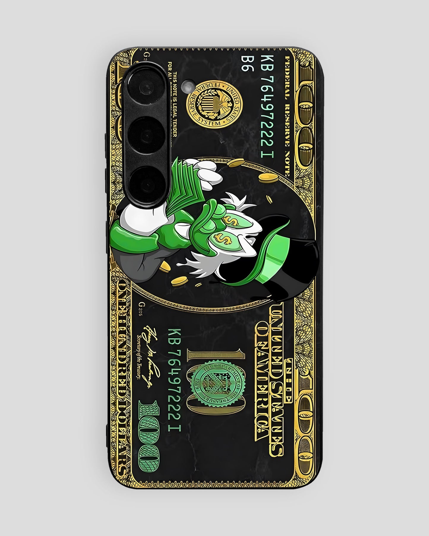 Dollar Glass Mobile Cover
