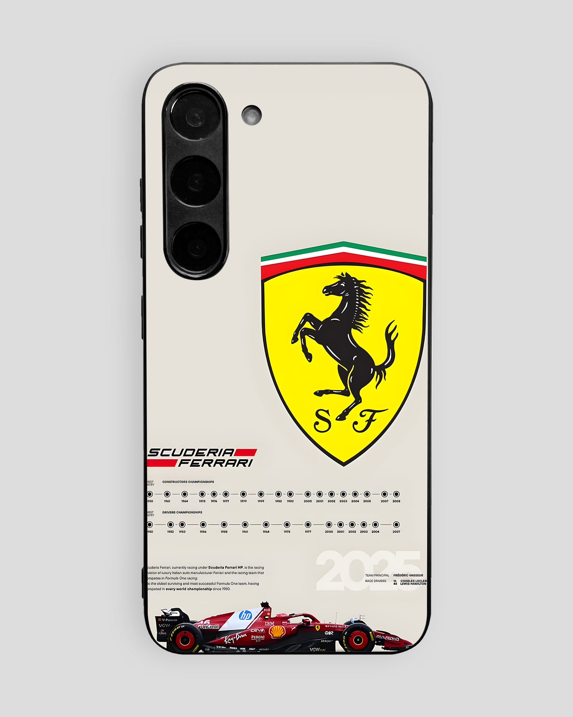 Formula 1 Glass Mobile Cover