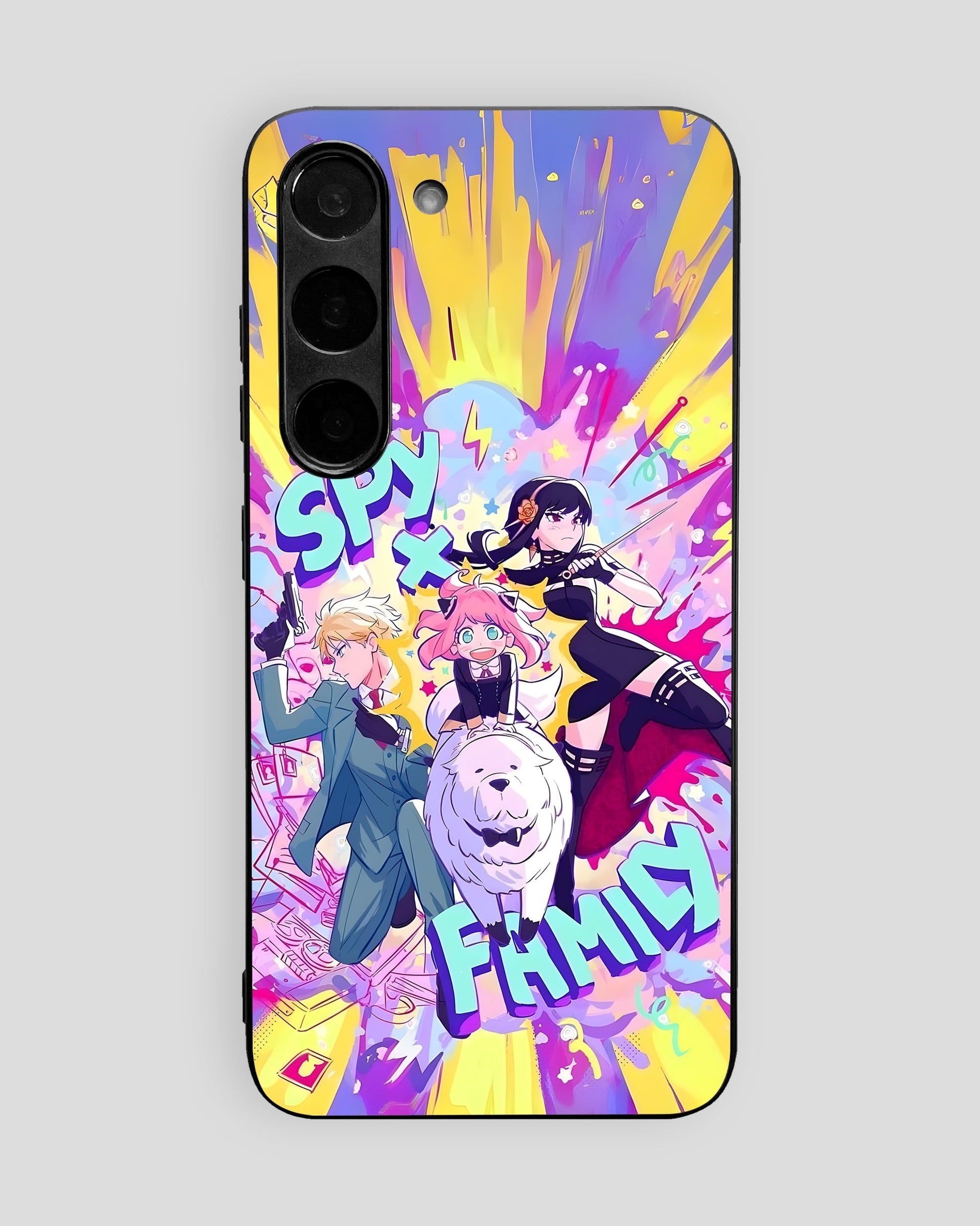 Spy X Family Glass Mobile Cover
