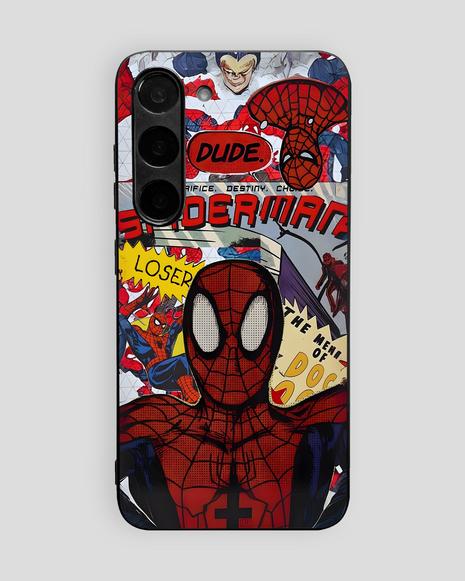 Marvel Glass Mobile Cover