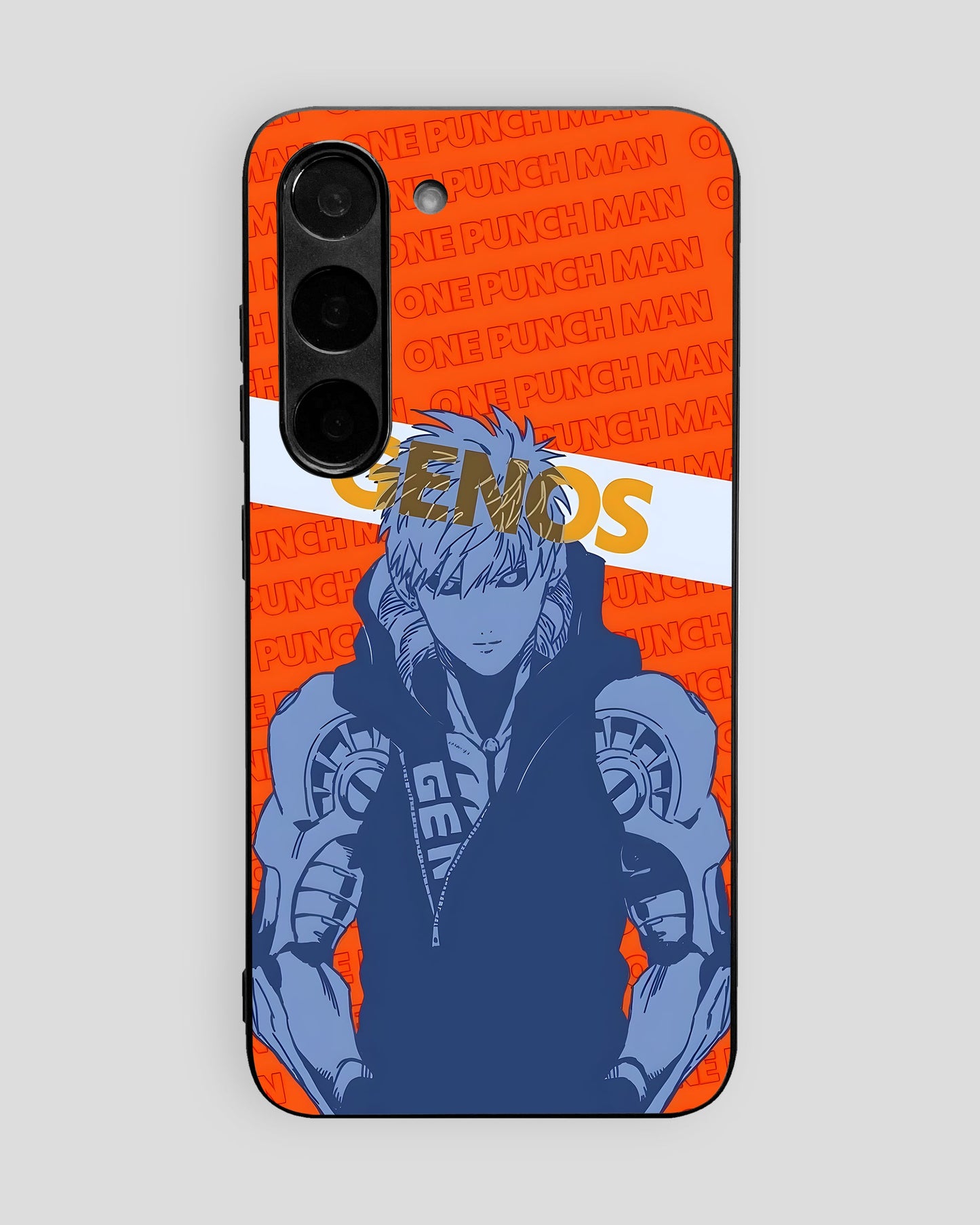 One Punch Man Glass Mobile Cover