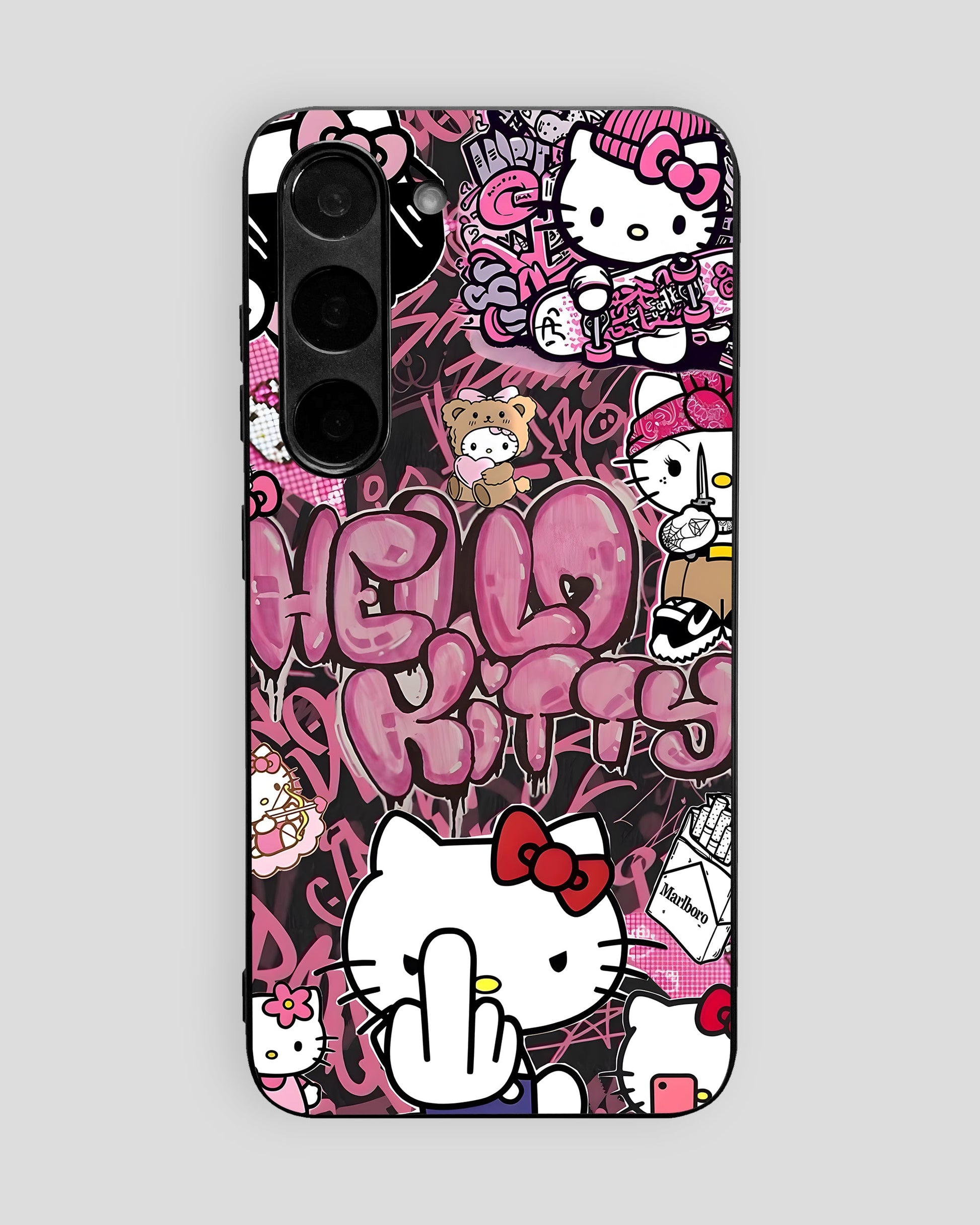 Girls Aesthetic Glass Mobile Cover