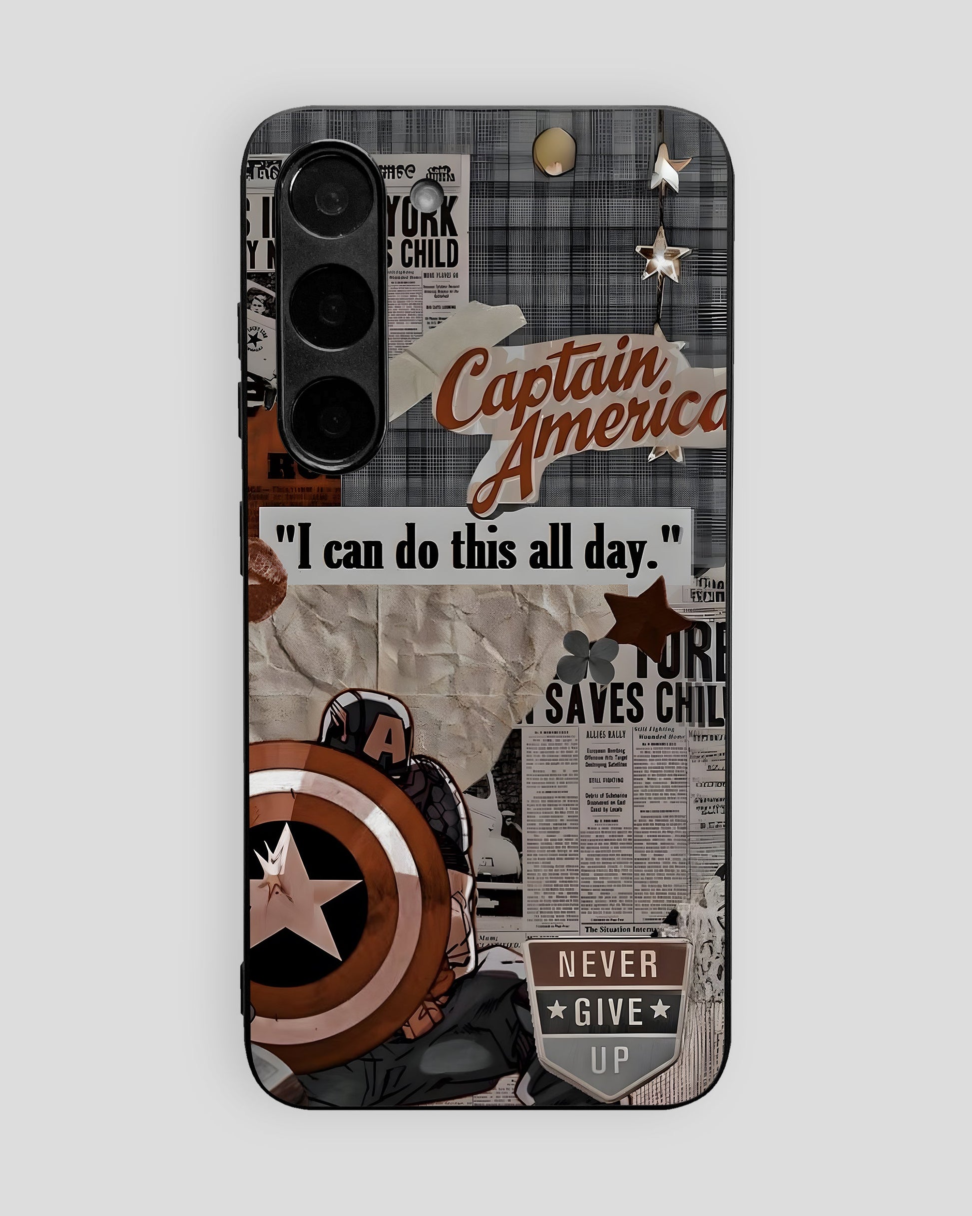 Marvel Glass Mobile Cover