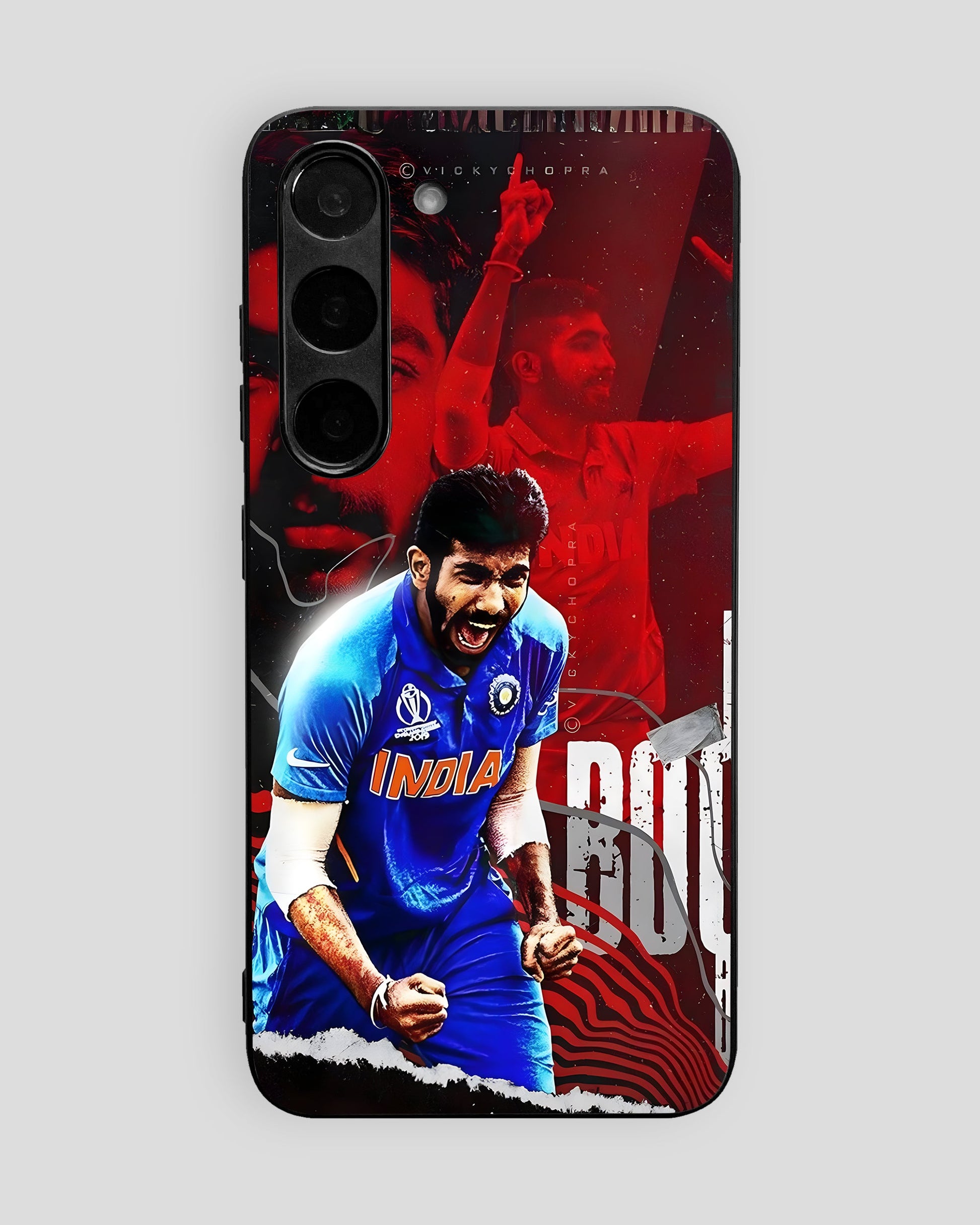 Cricket Glass Mobile Cover