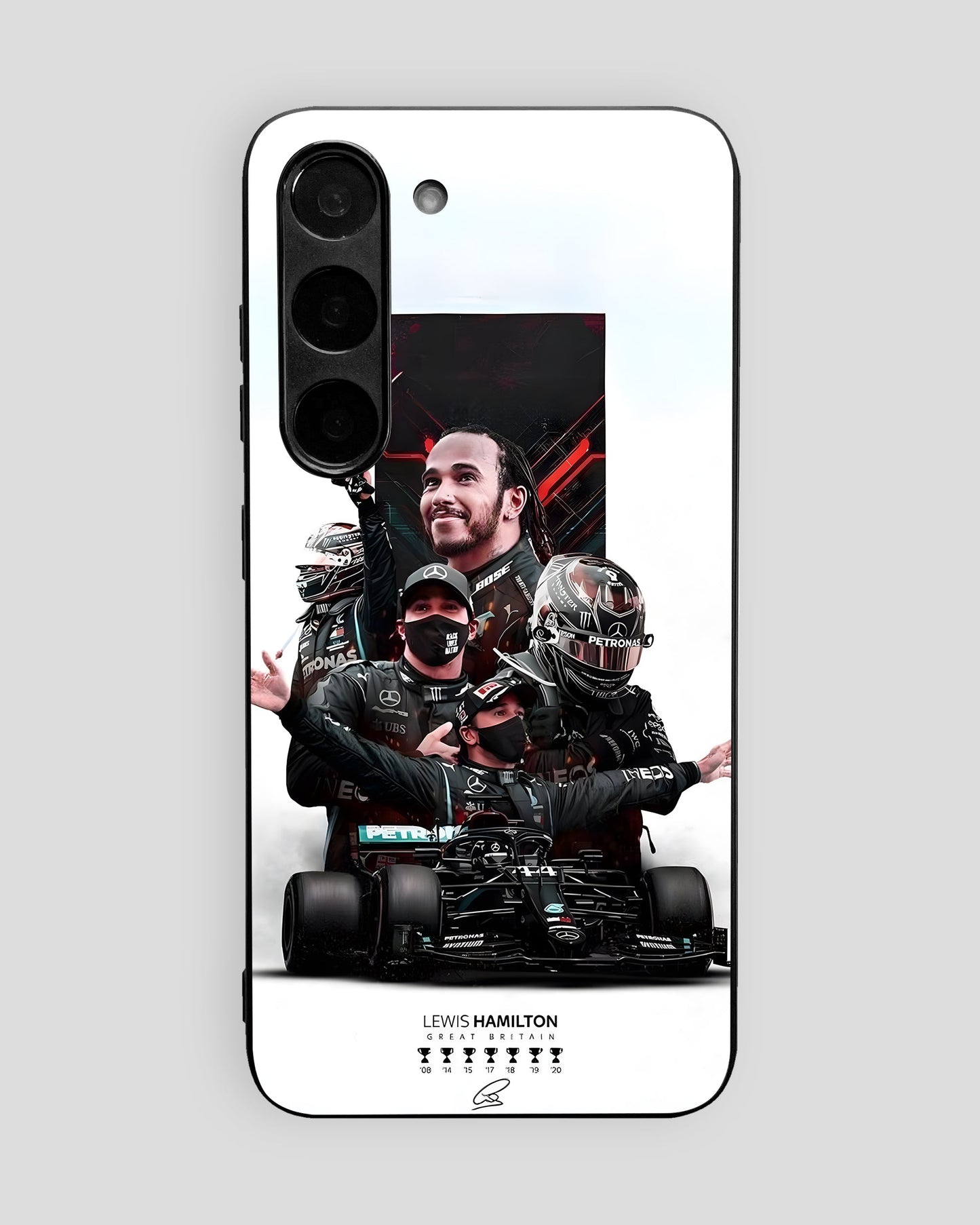 Formula 1 Glass Mobile Cover