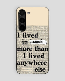 Whispers On Papers Glass Mobile Cover