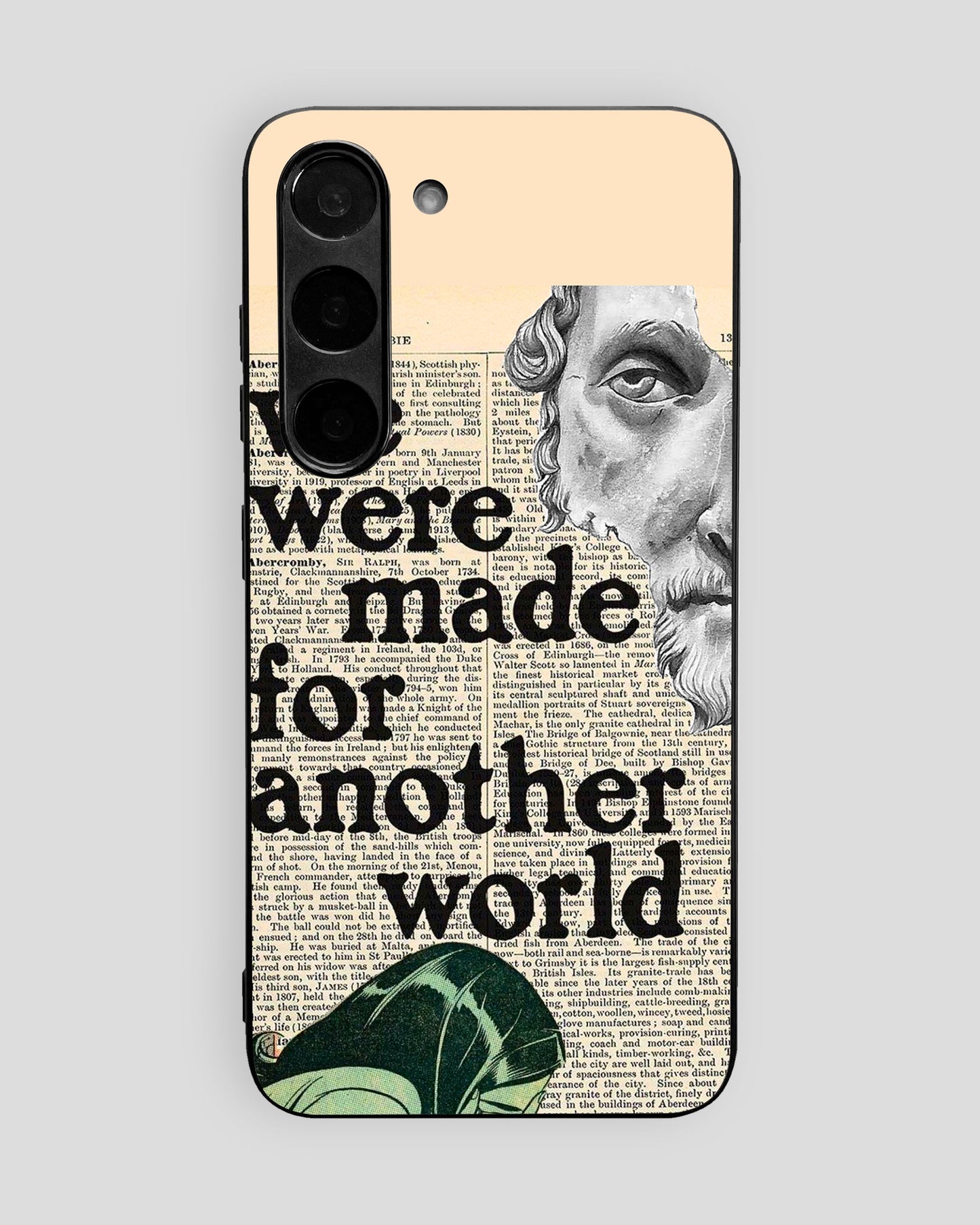 Whispers On Papers Glass Mobile Cover