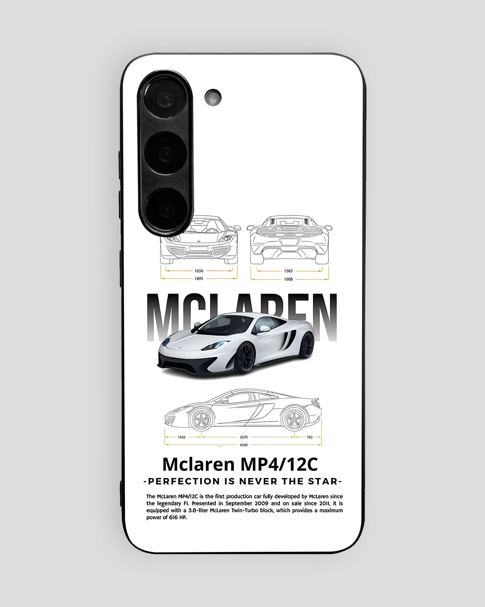 Sports Car Glass Mobile Cover