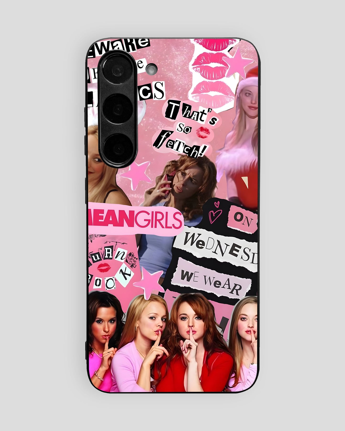 Girls Aesthetic Glass Mobile Cover