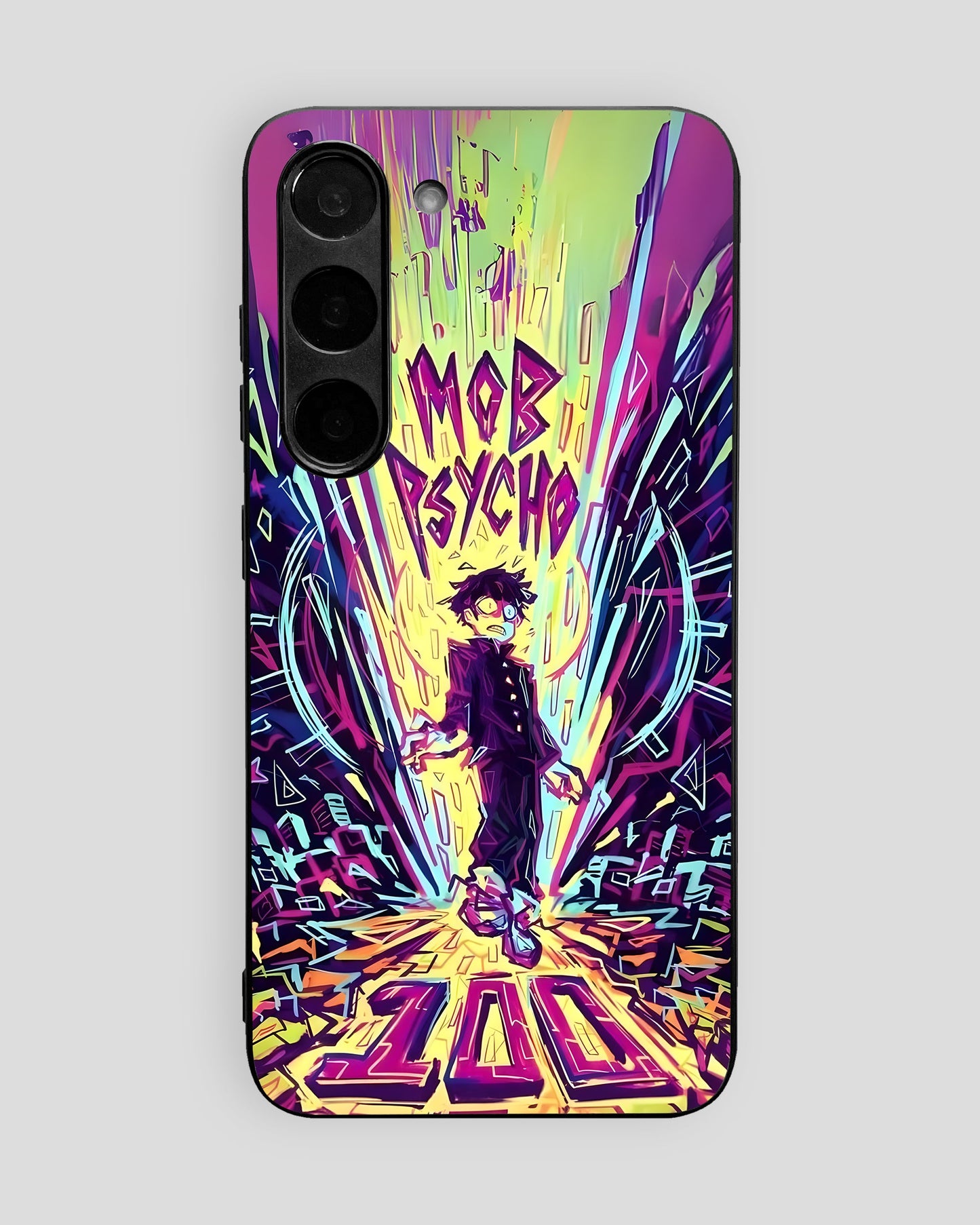 Mob Psycho Glass Mobile Cover