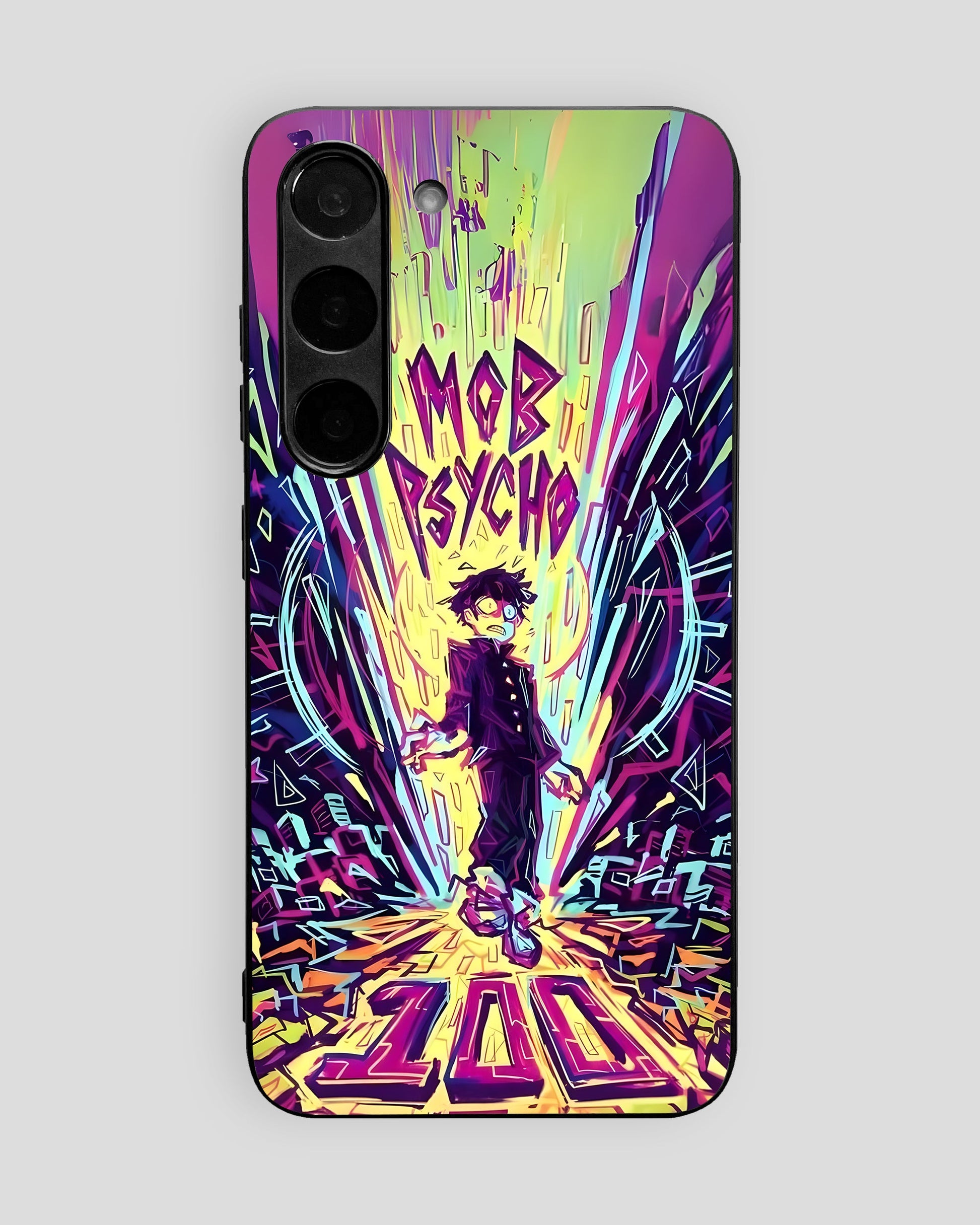 Mob Psycho Glass Mobile Cover
