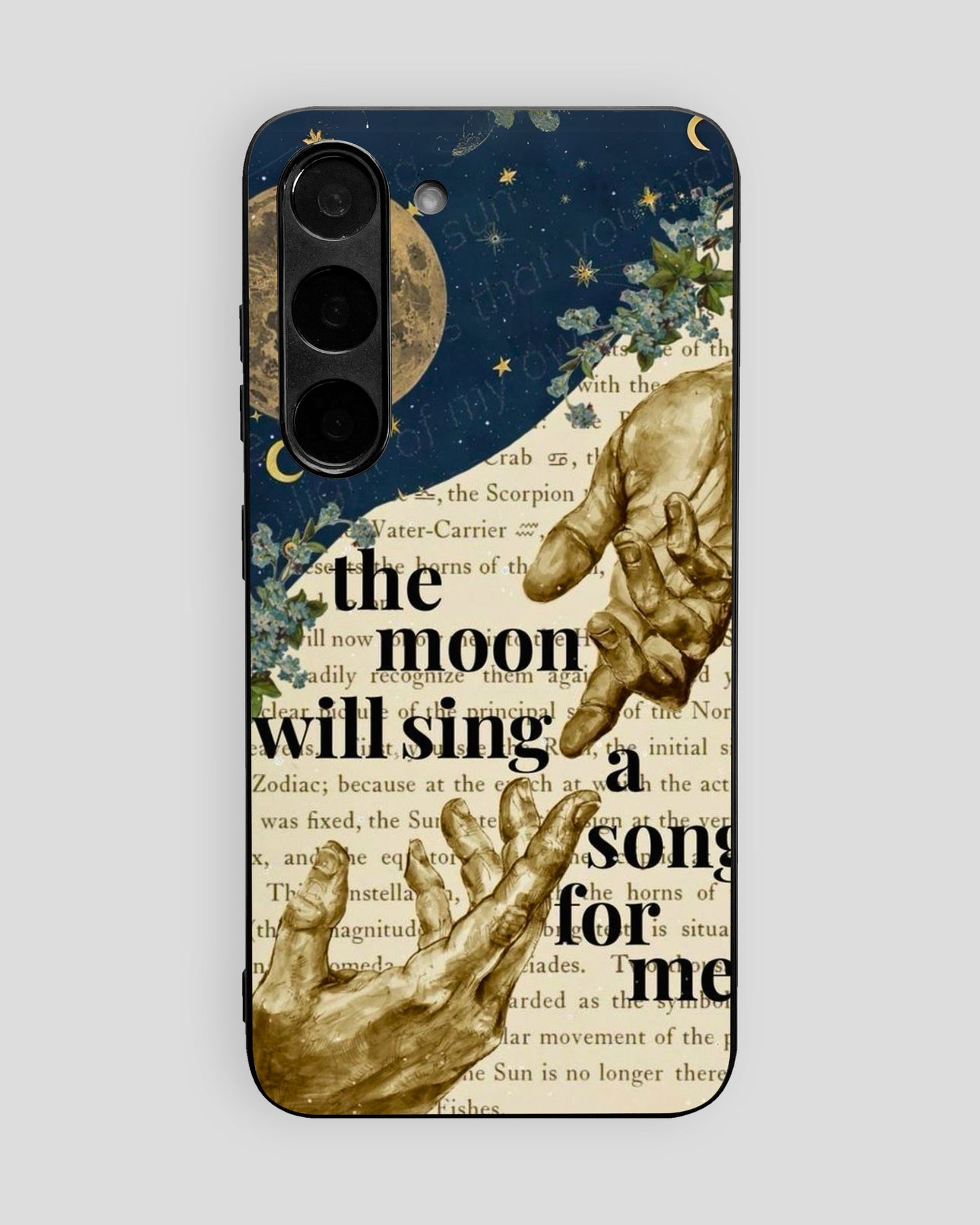 Whispers On Papers Glass Mobile Cover