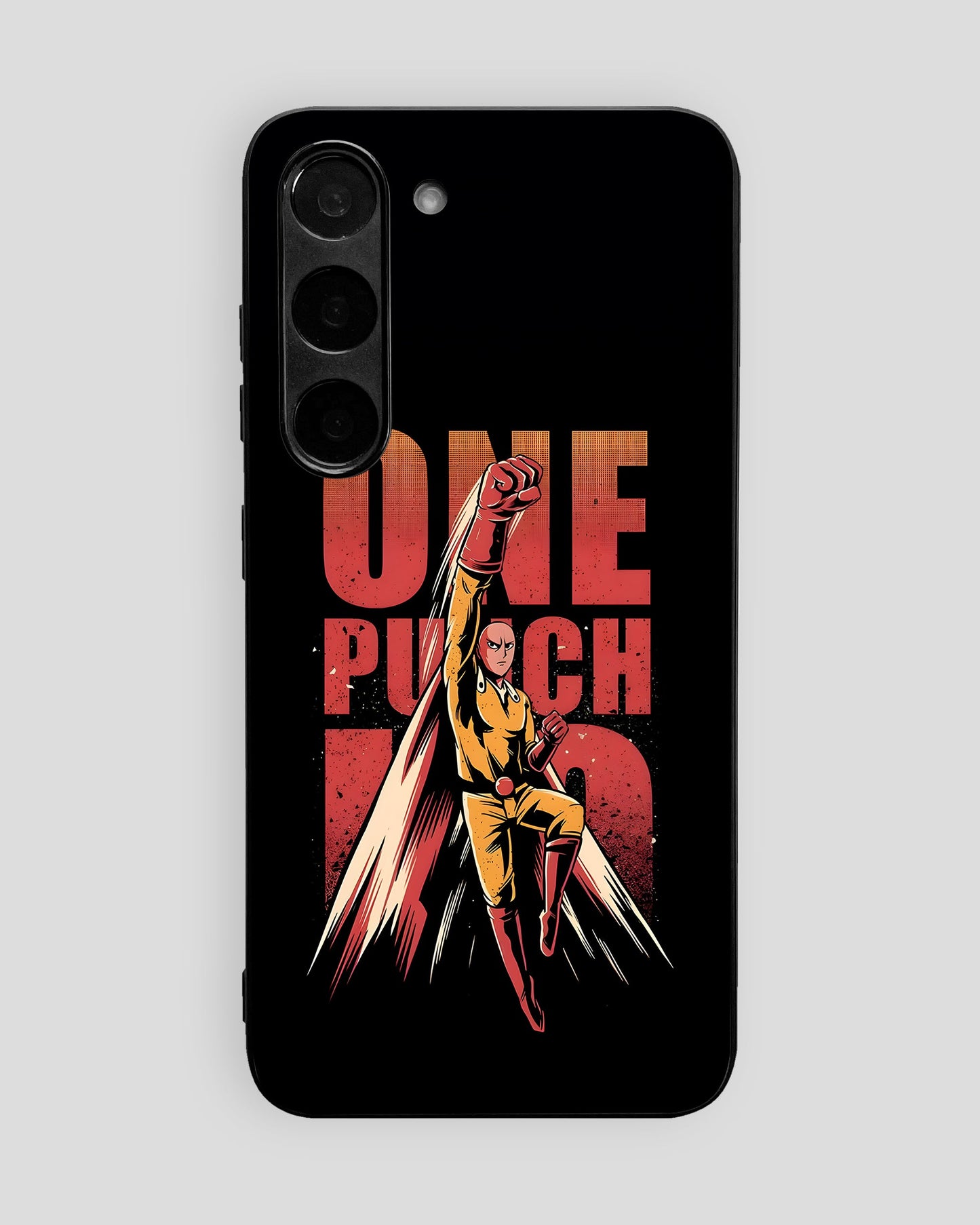 One Punch Man Glass Mobile Cover