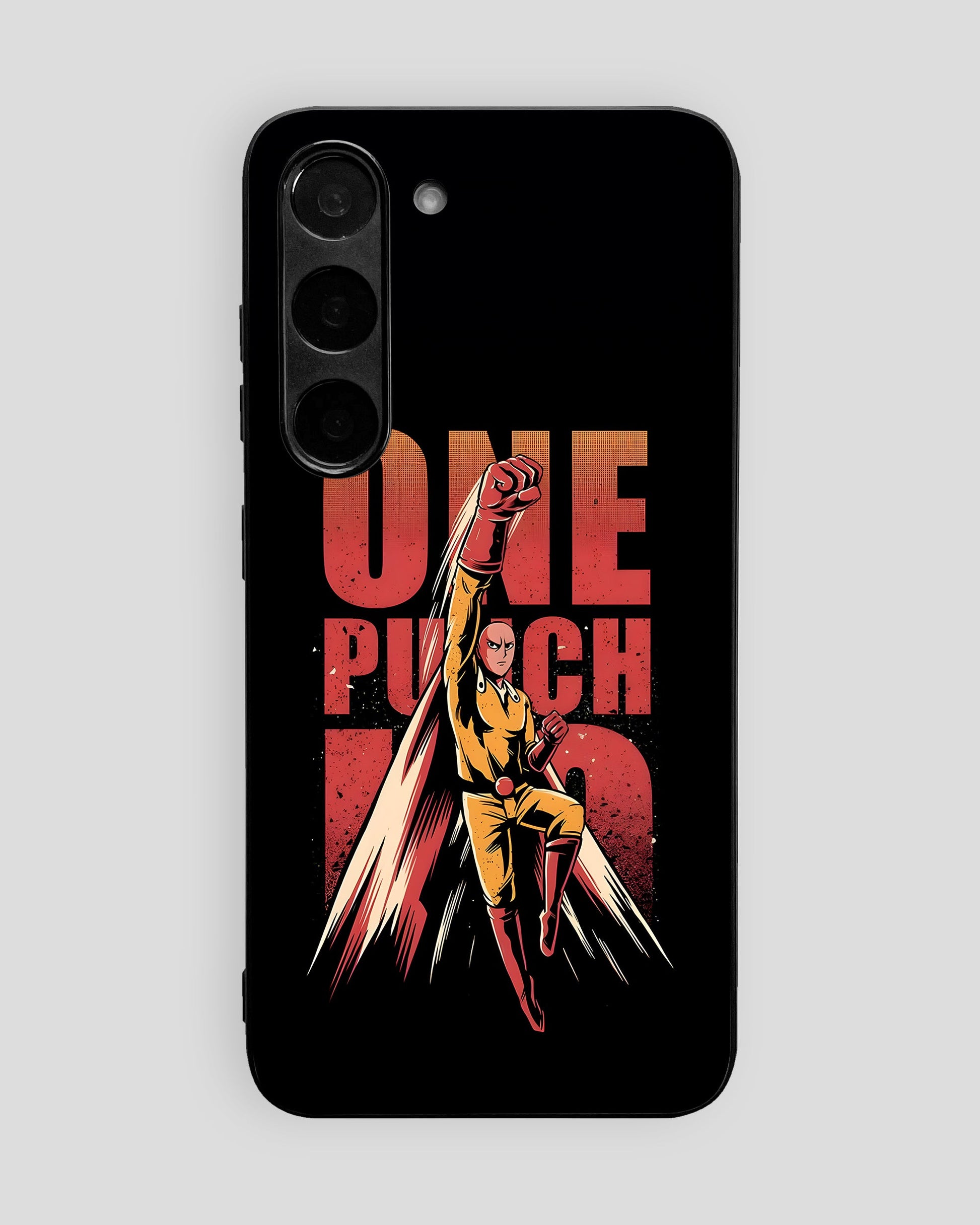 One Punch Man Glass Mobile Cover