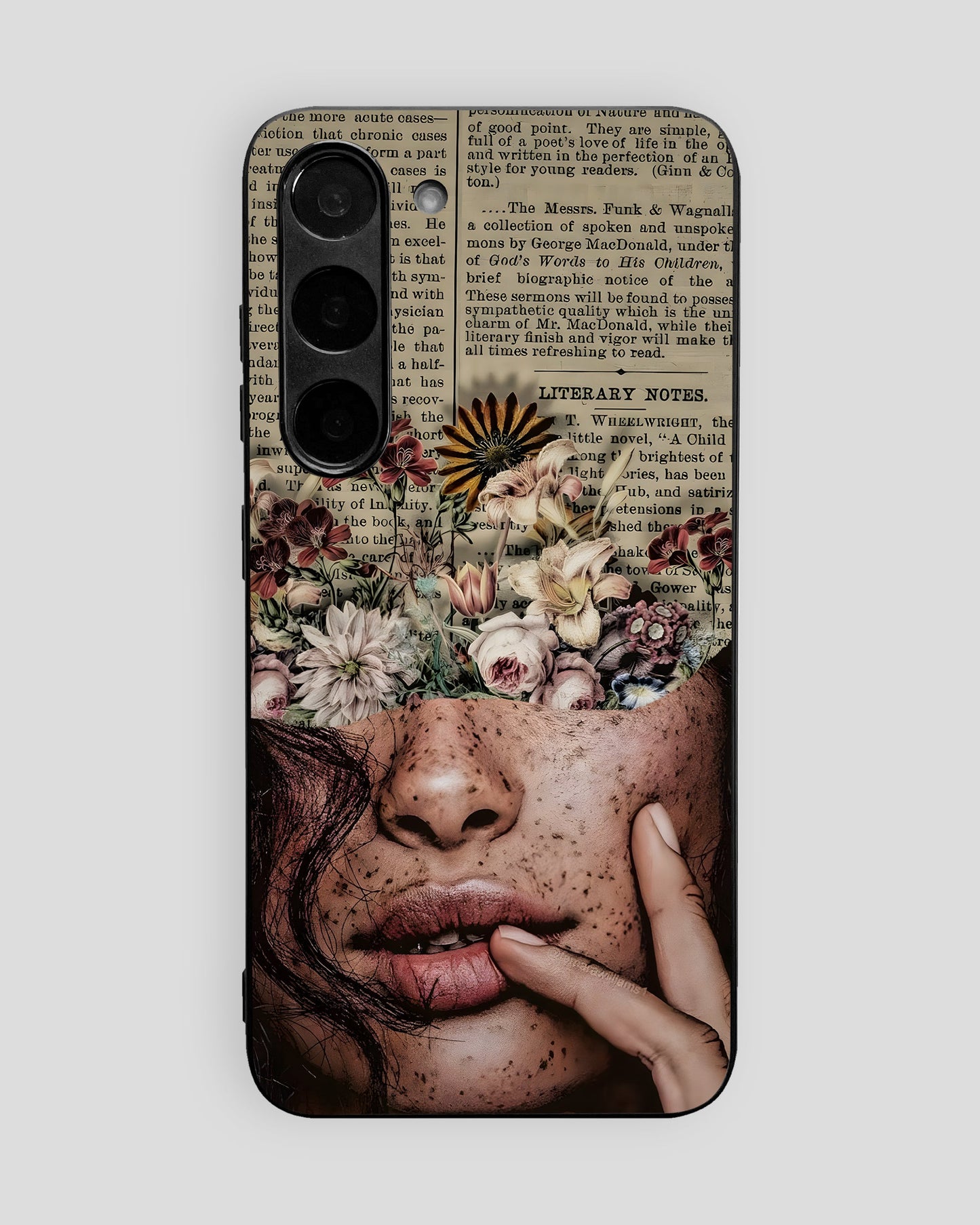 Girls Aesthetic Glass Mobile Cover