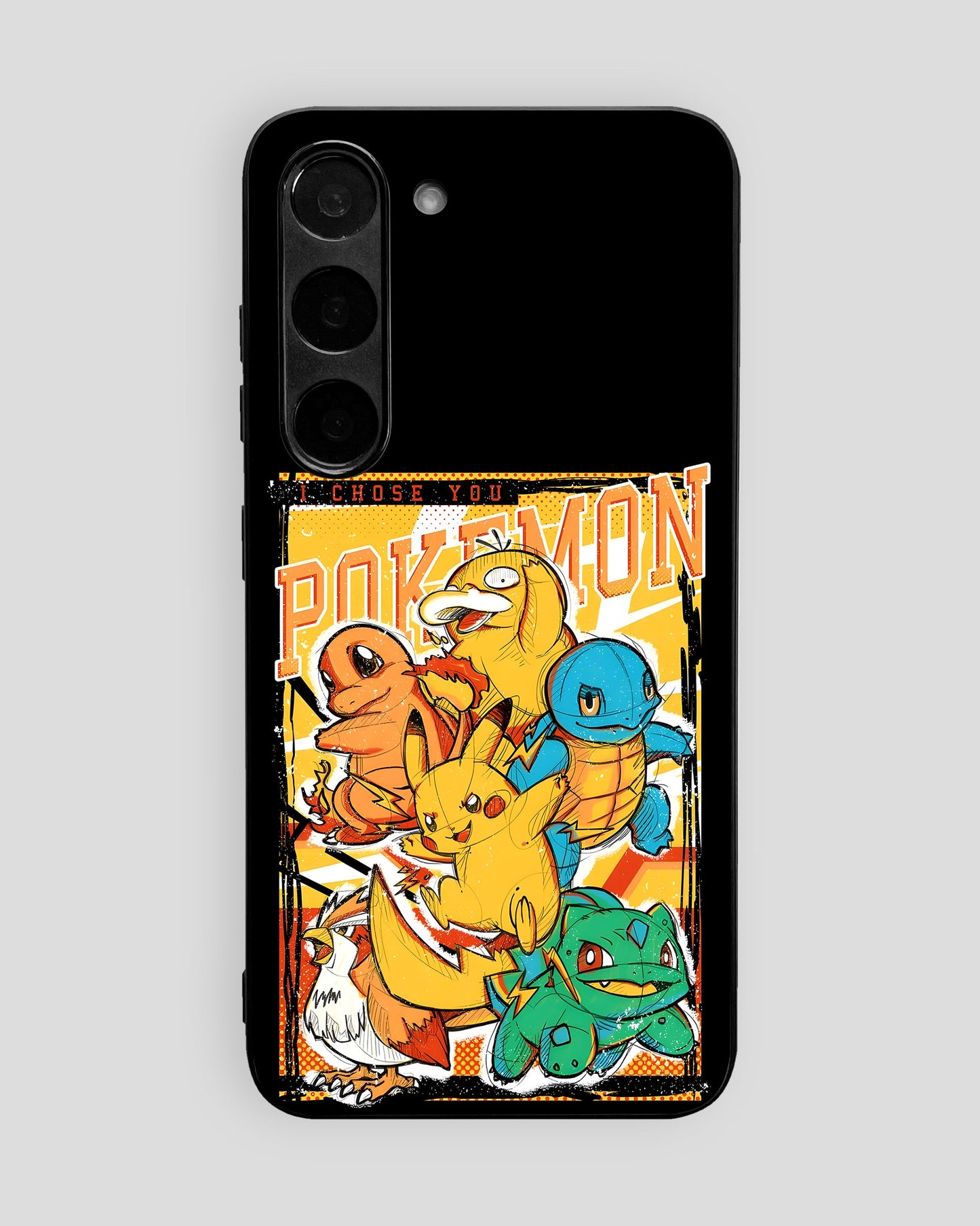 Cartoon Glass Mobile Cover