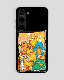 Cartoon Glass Mobile Cover