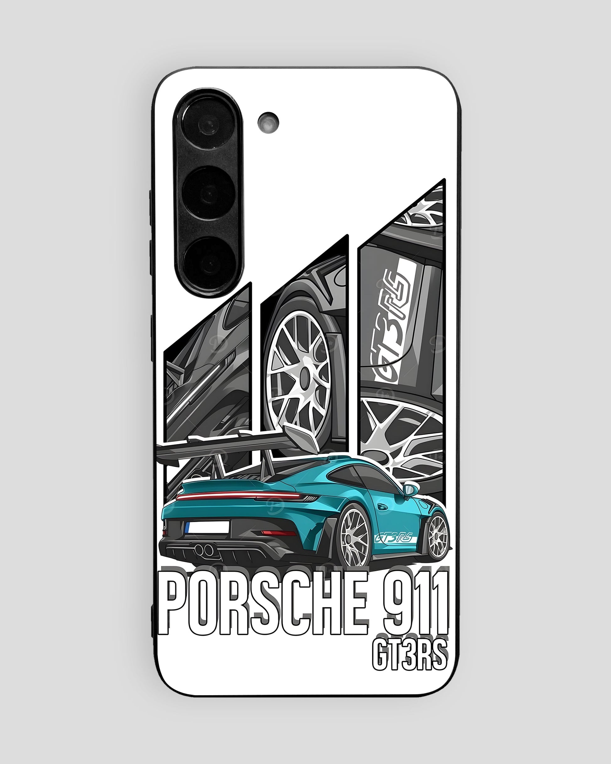 Sports Car Glass Mobile Cover