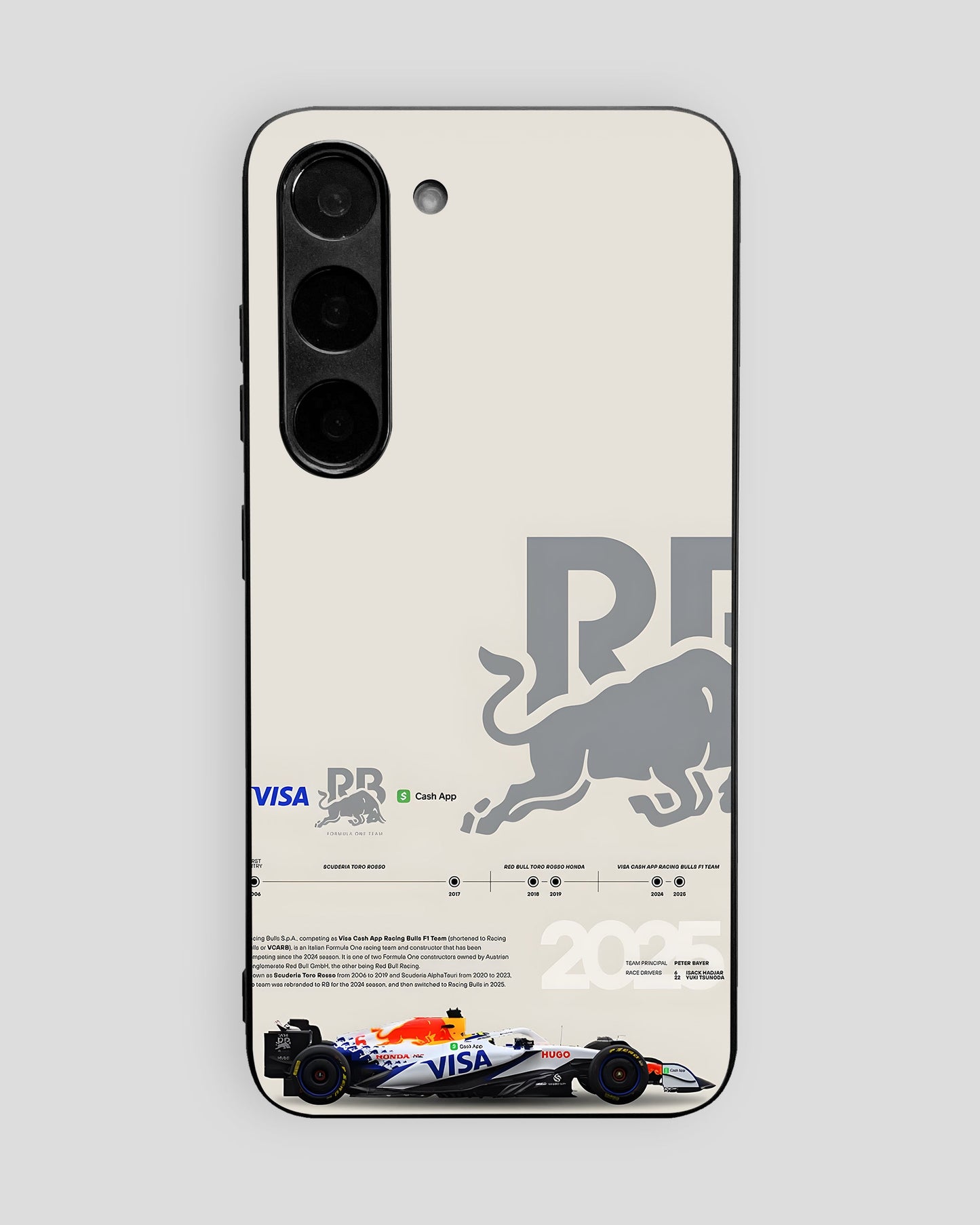 Formula 1 Glass Mobile Cover