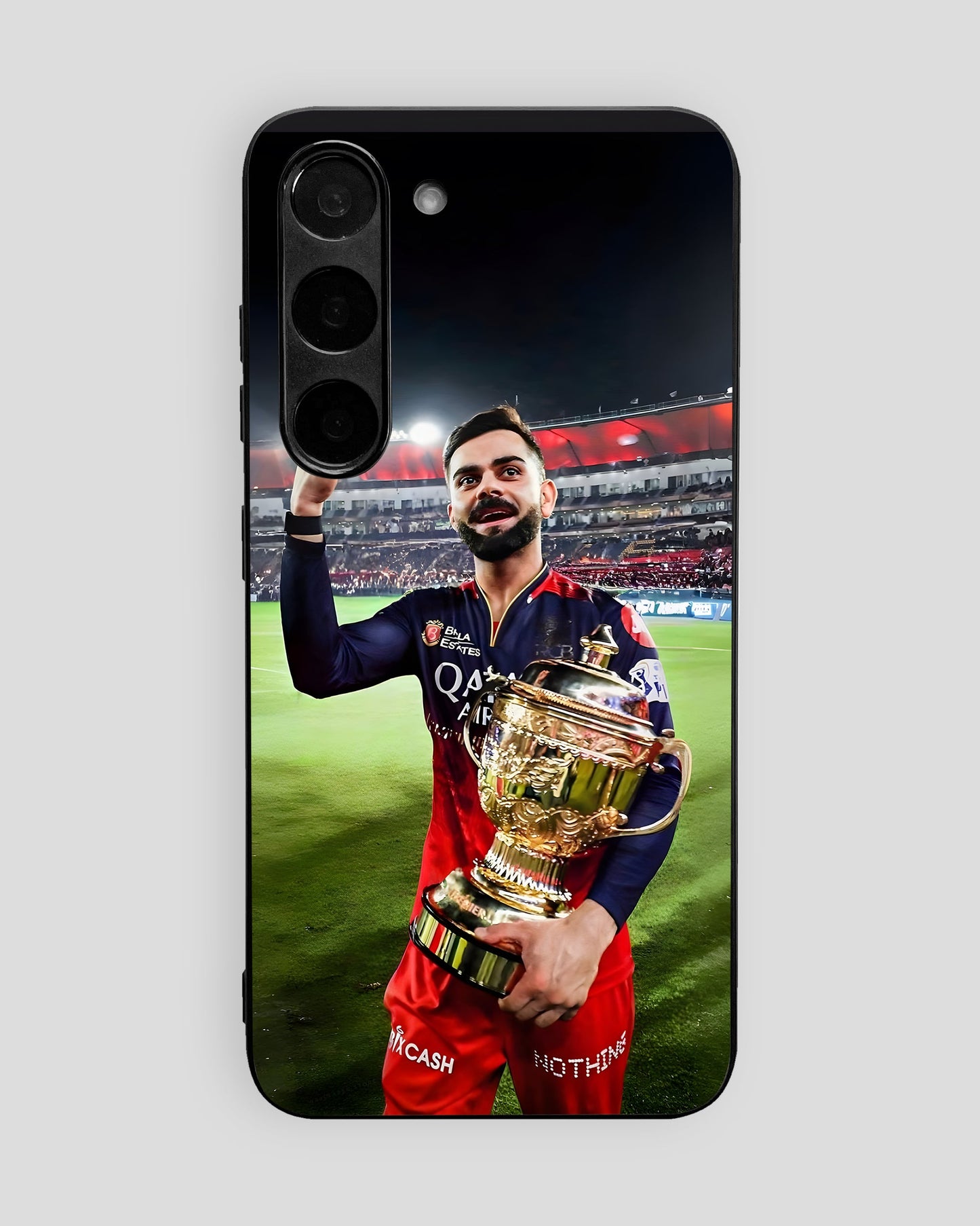 Cricket Glass Mobile Cover