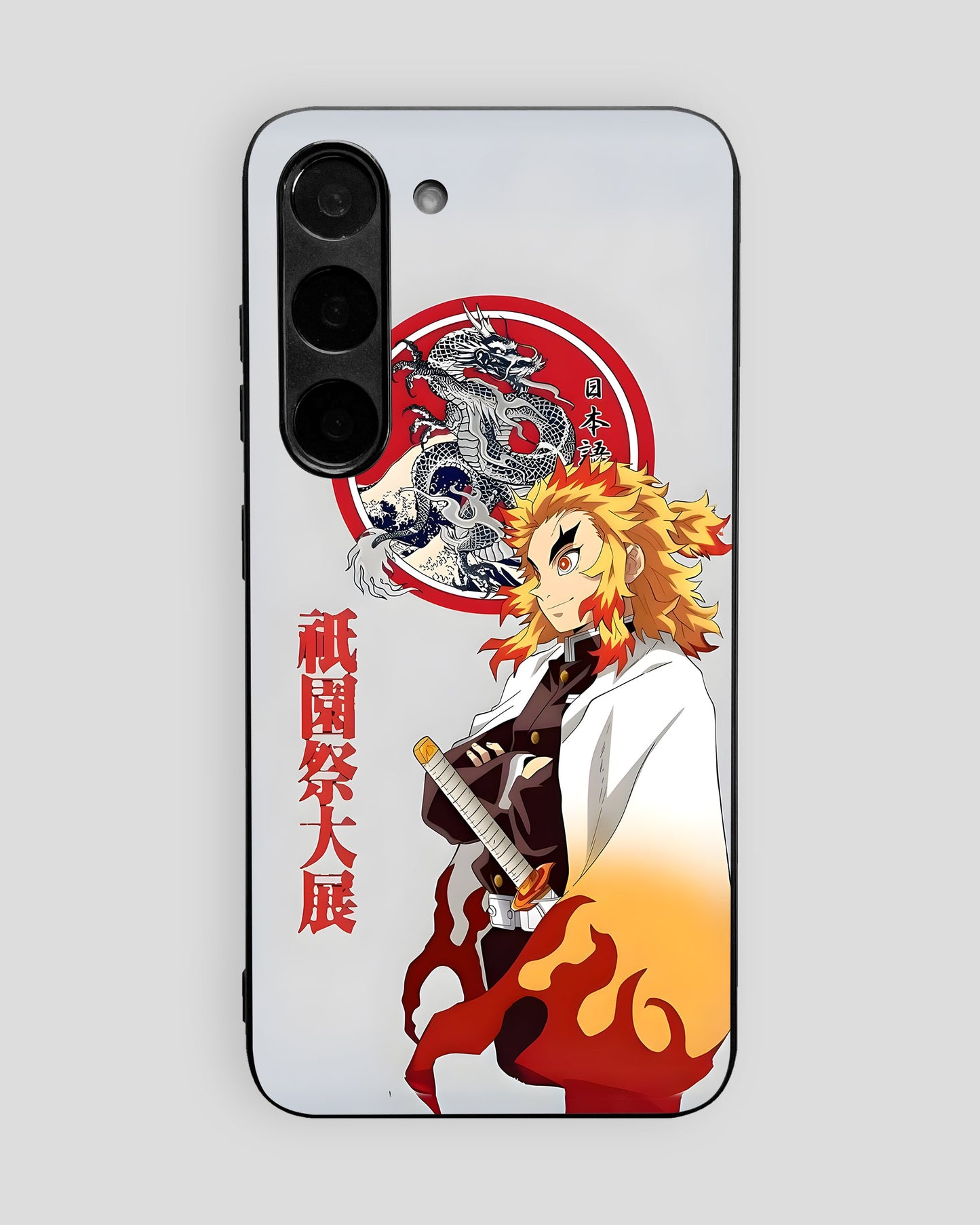 Demon Slayer Glass Mobile Cover