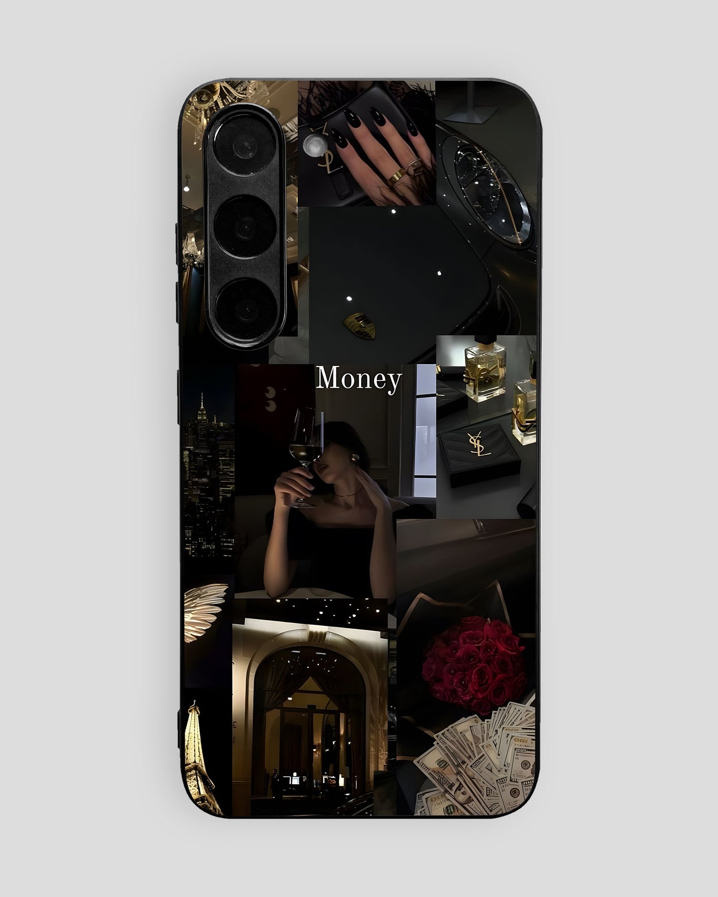 Girls Aesthetic Glass Mobile Cover