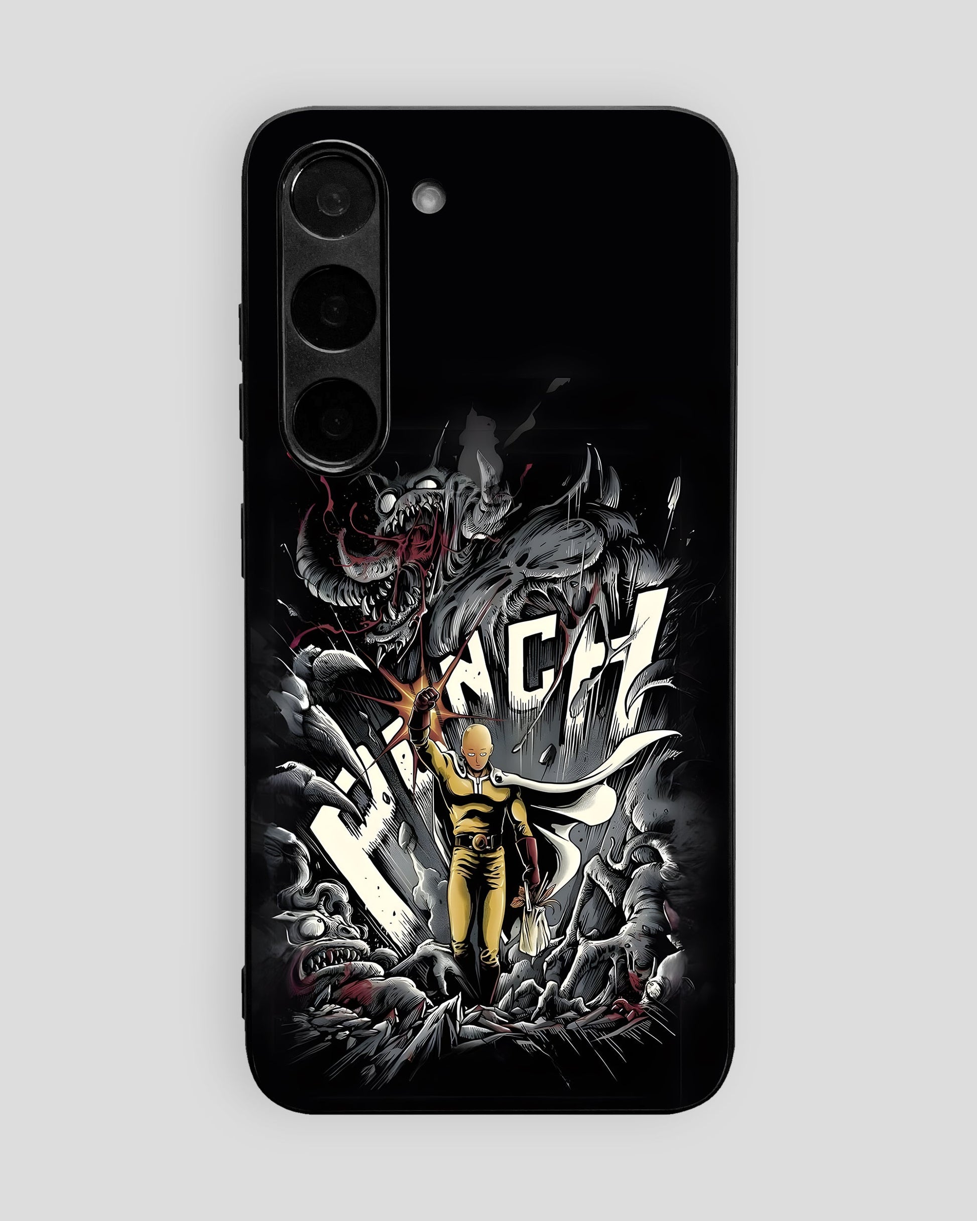 One Punch Man Glass Mobile Cover