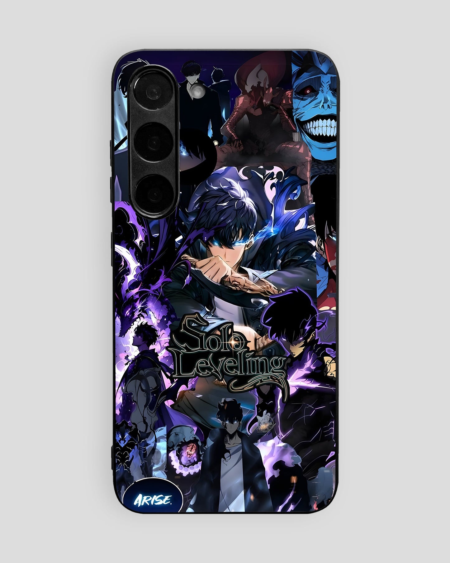 Solo Leveling Glass Mobile Cover