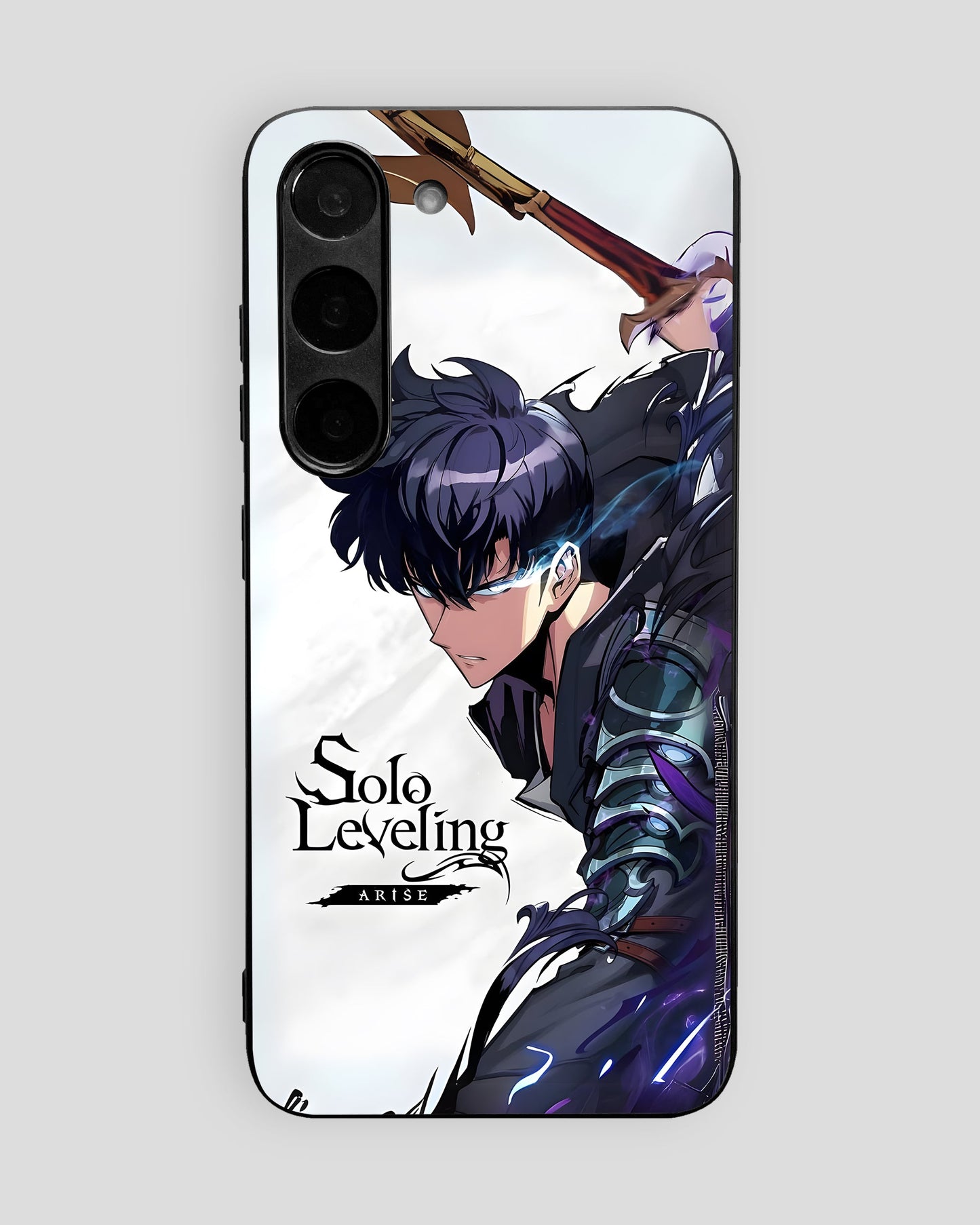 Solo Leveling Glass Mobile Cover