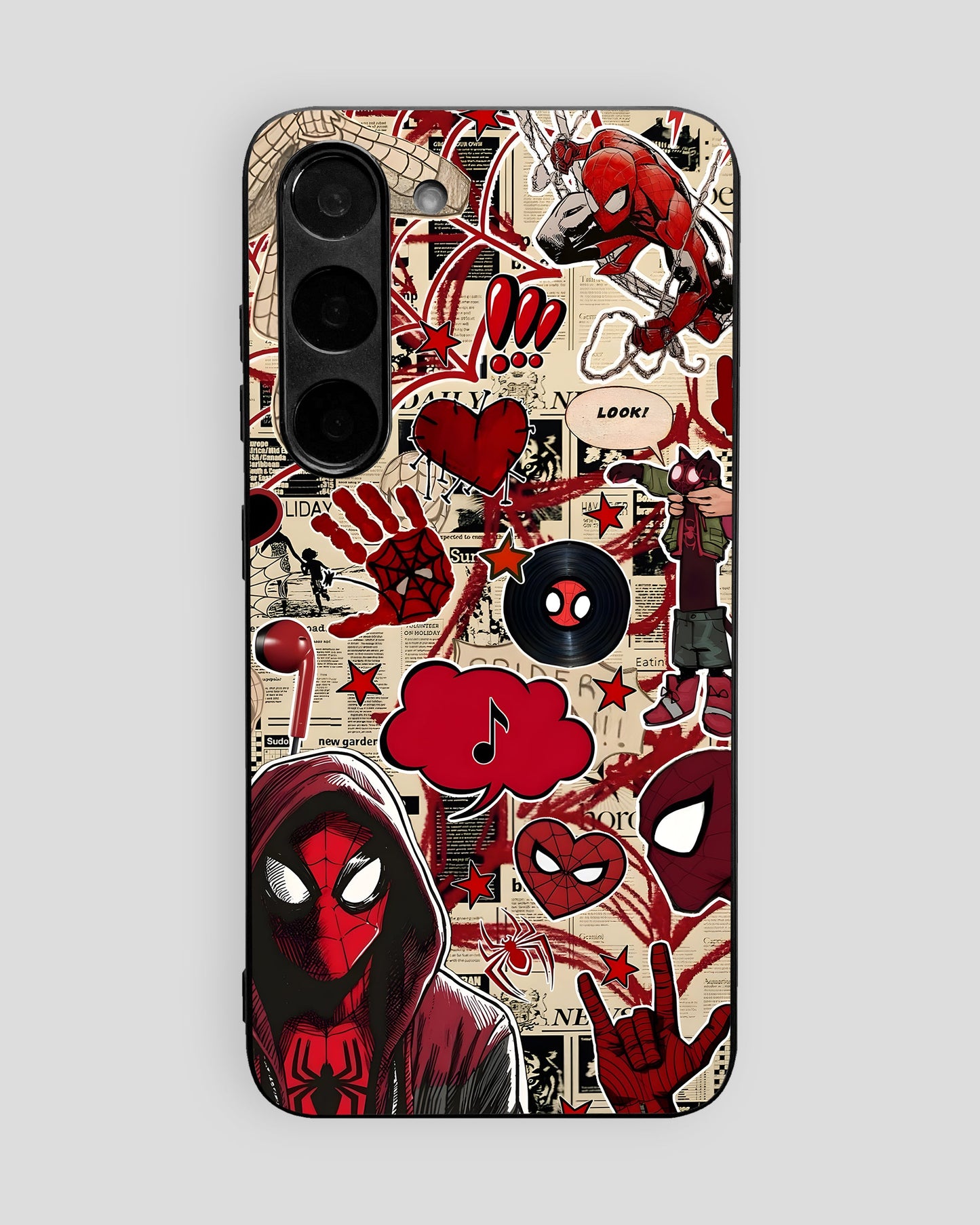 Marvel Glass Mobile Cover