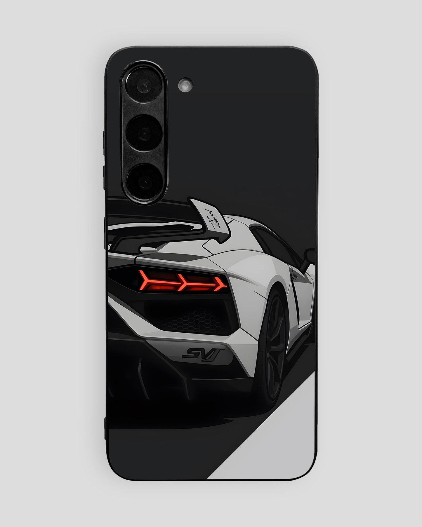 Sports Car Glass Mobile Cover