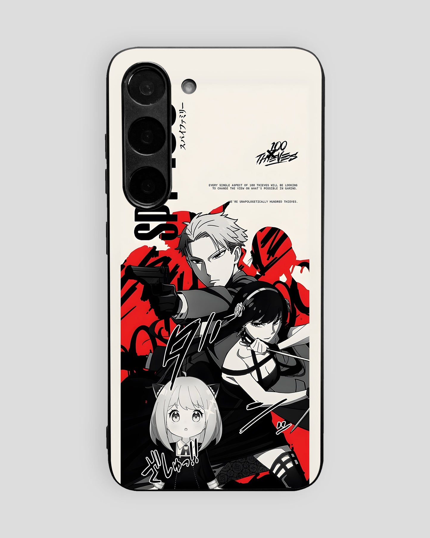 Spy X Family Glass Mobile Cover