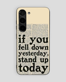 Whispers On Papers Glass Mobile Cover