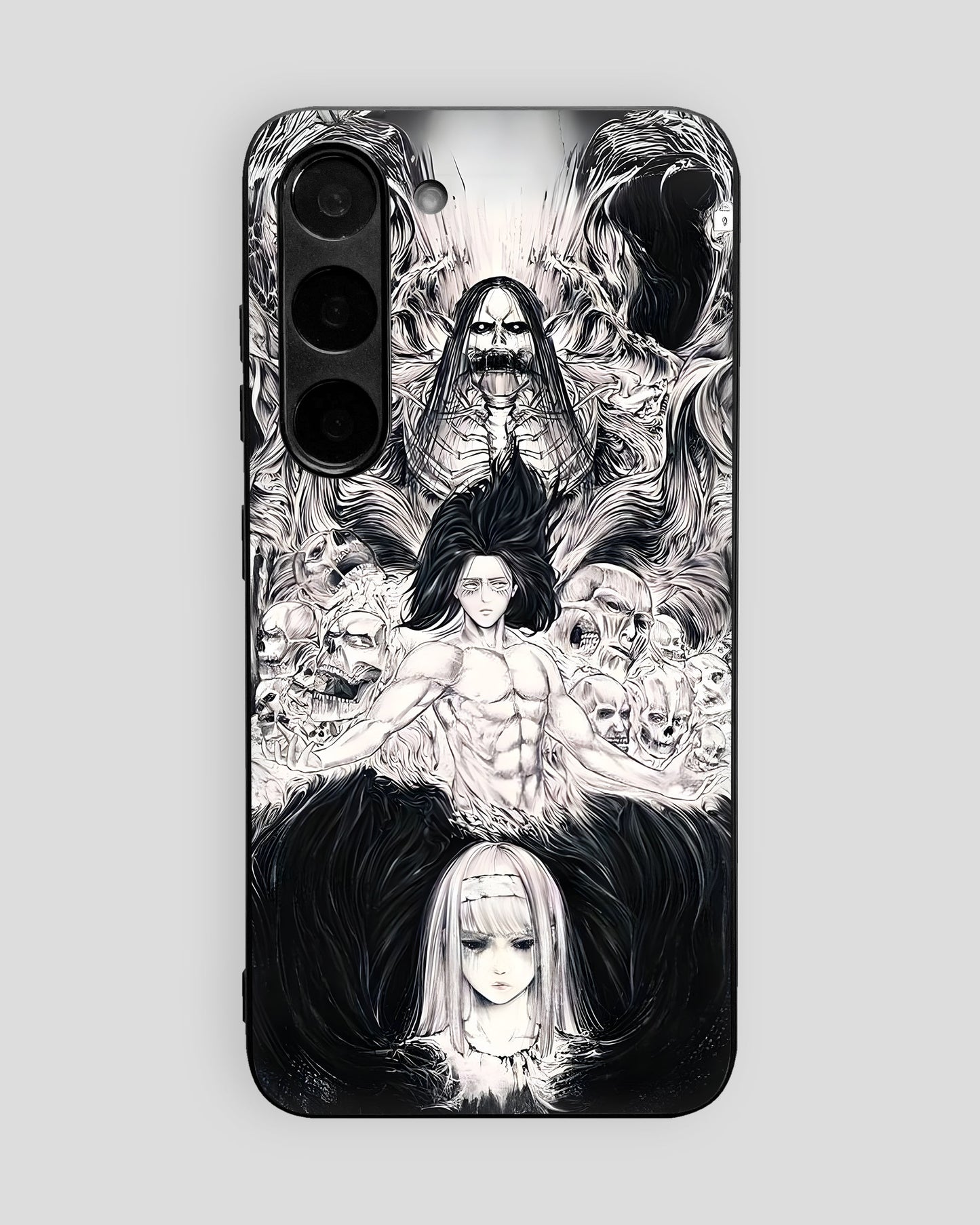 Attack On Titan Glass Mobile Cover
