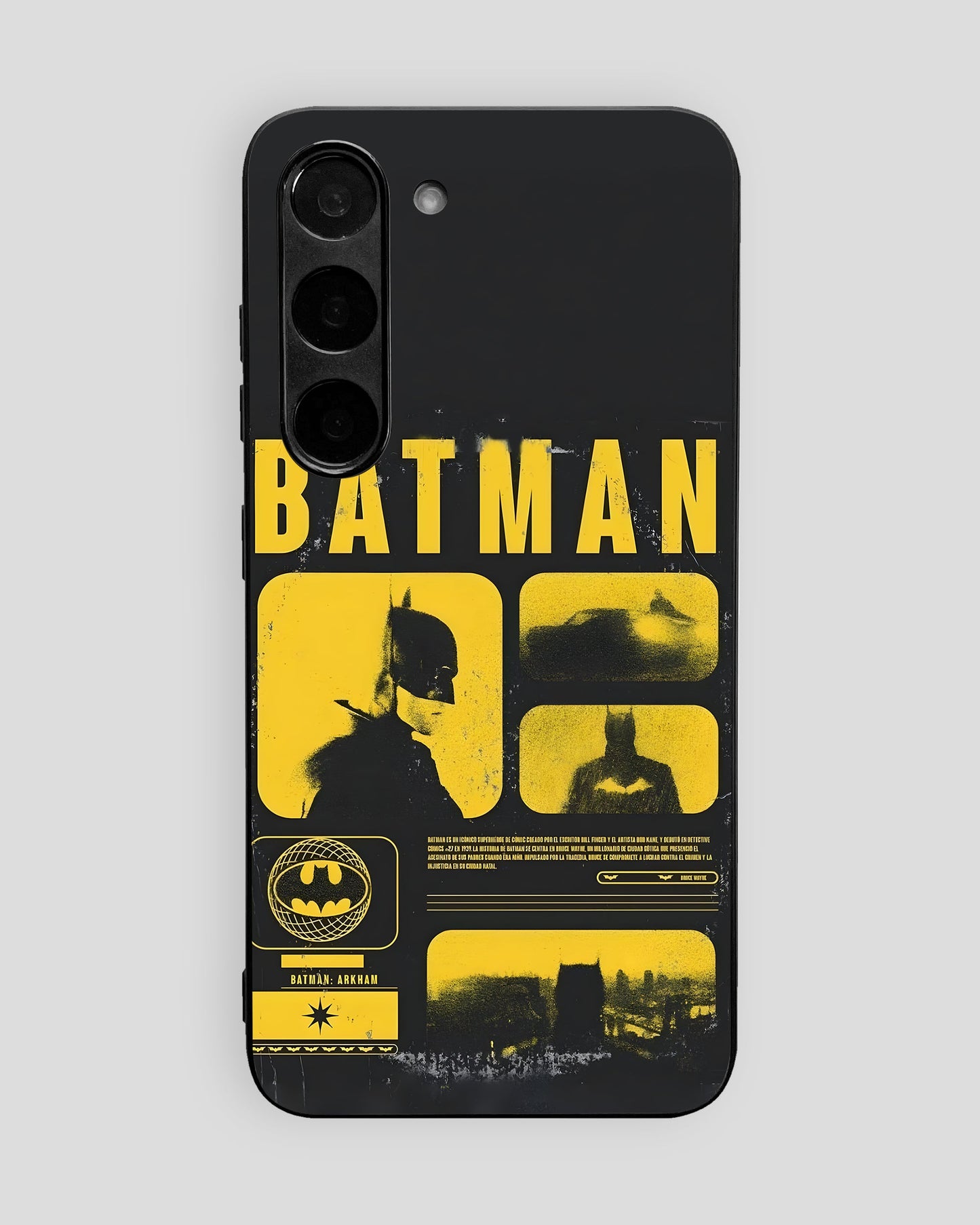 Dc Glass Mobile Cover
