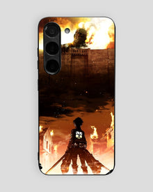 Attack On Titan Glass Mobile Cover