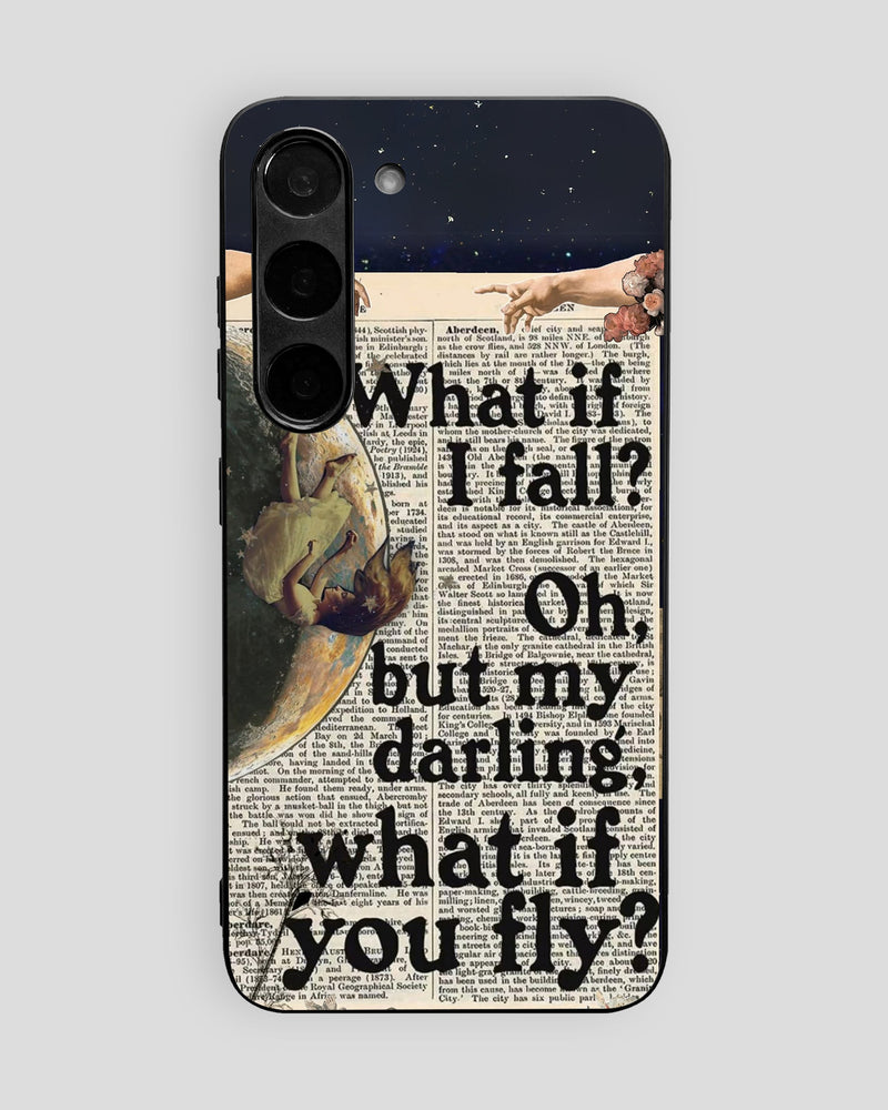 Whispers On Papers Glass Mobile Cover