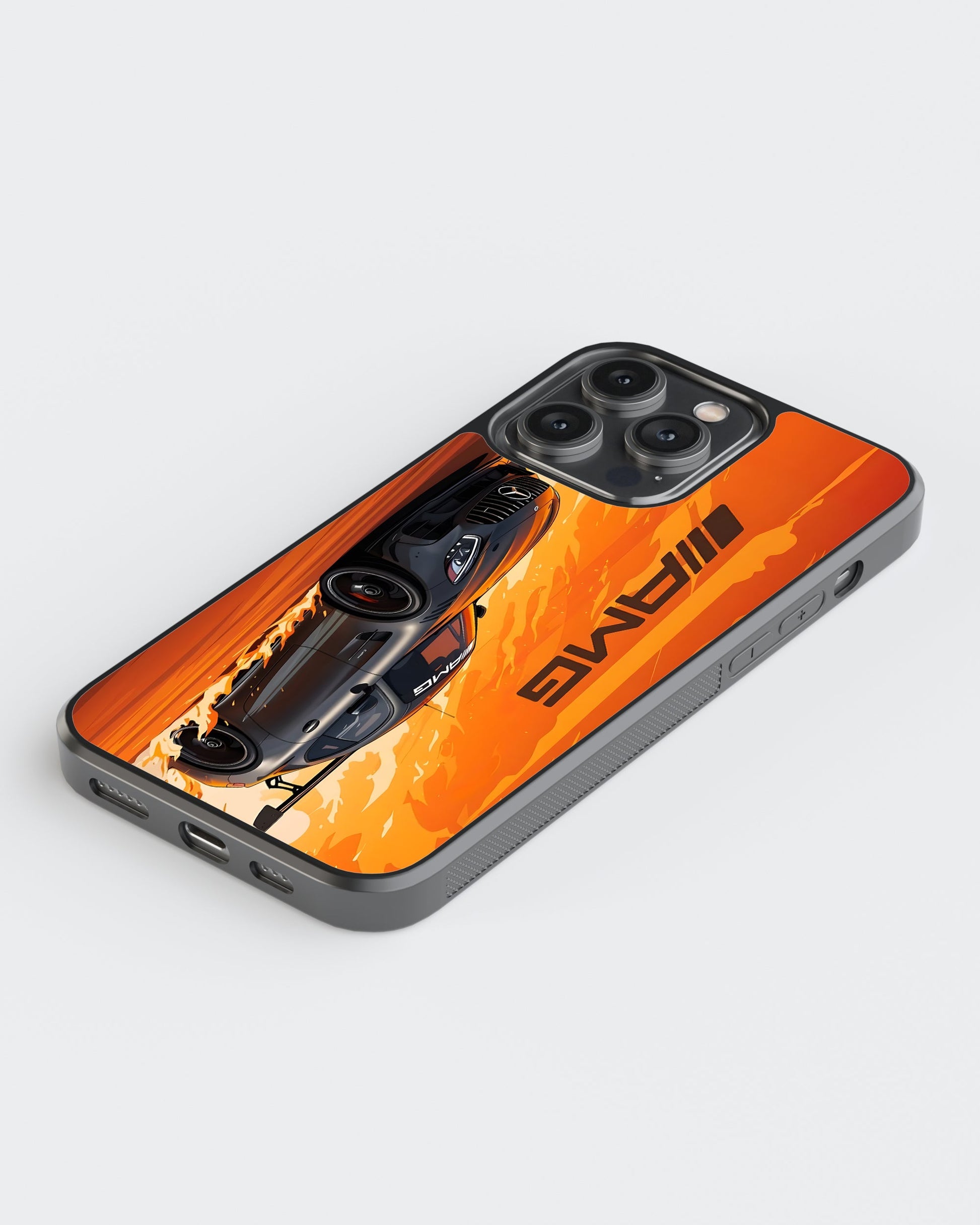 Sports Car Glass Mobile Case
