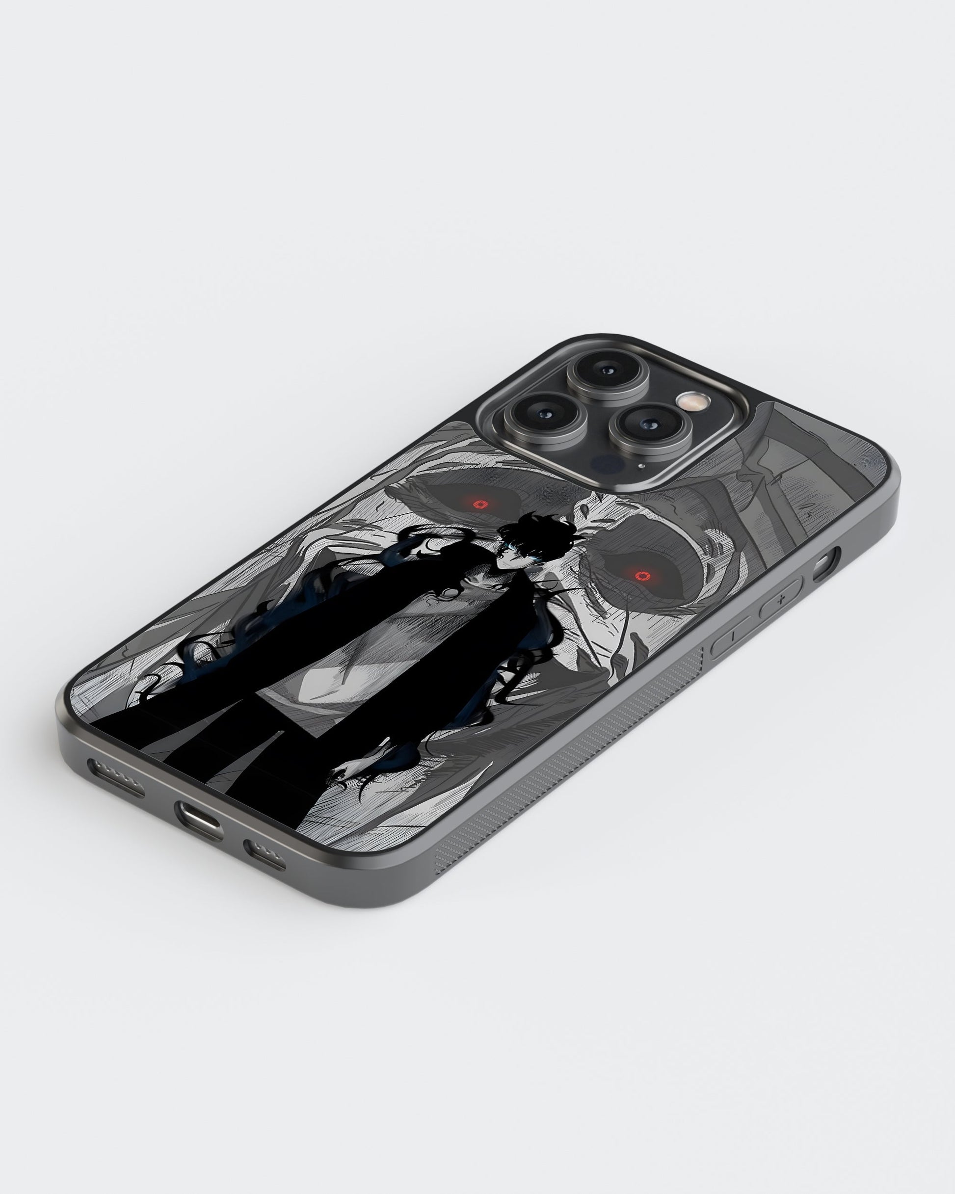 Solo Leveling Glass Mobile Case