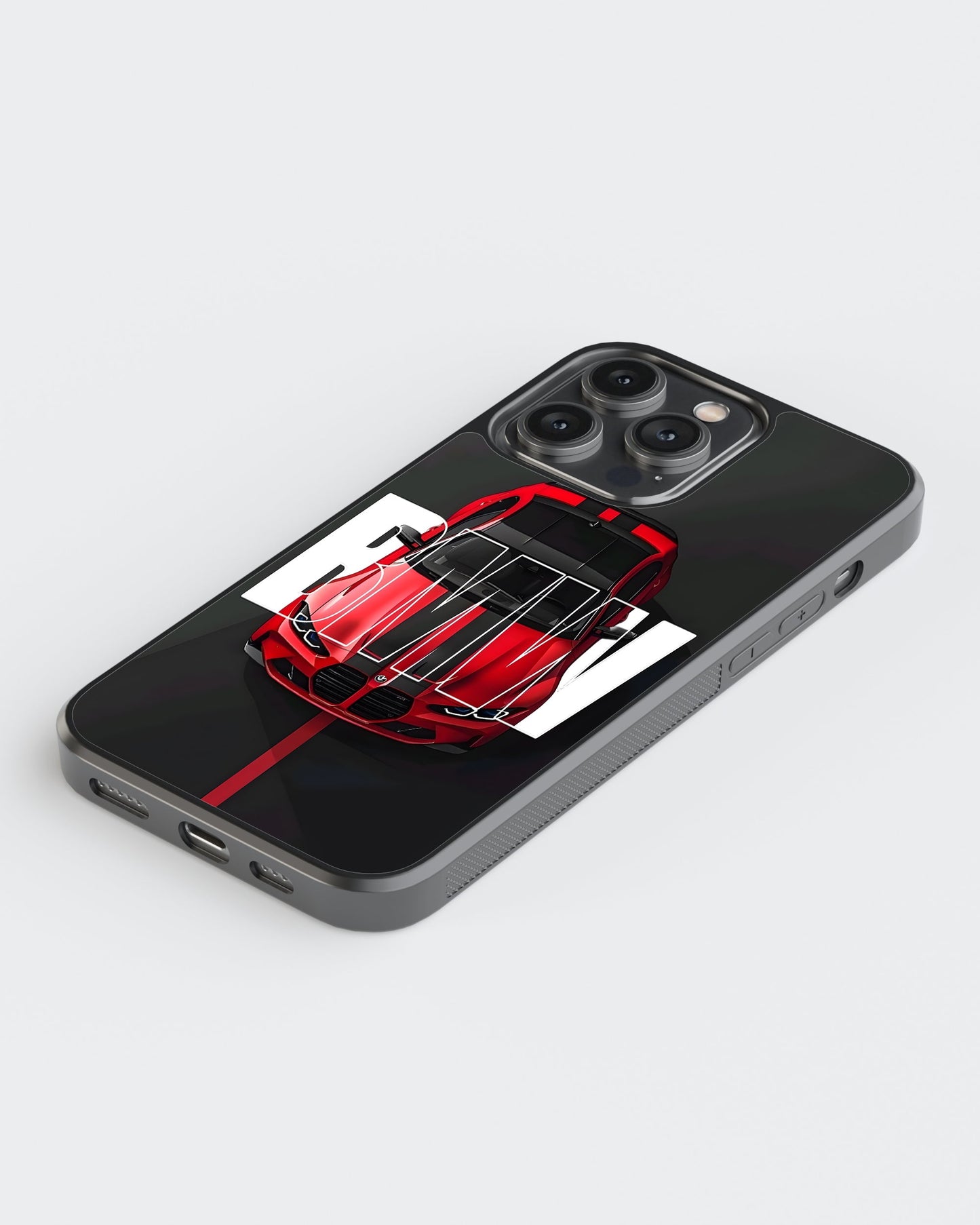 Sports Car Glass Mobile Case