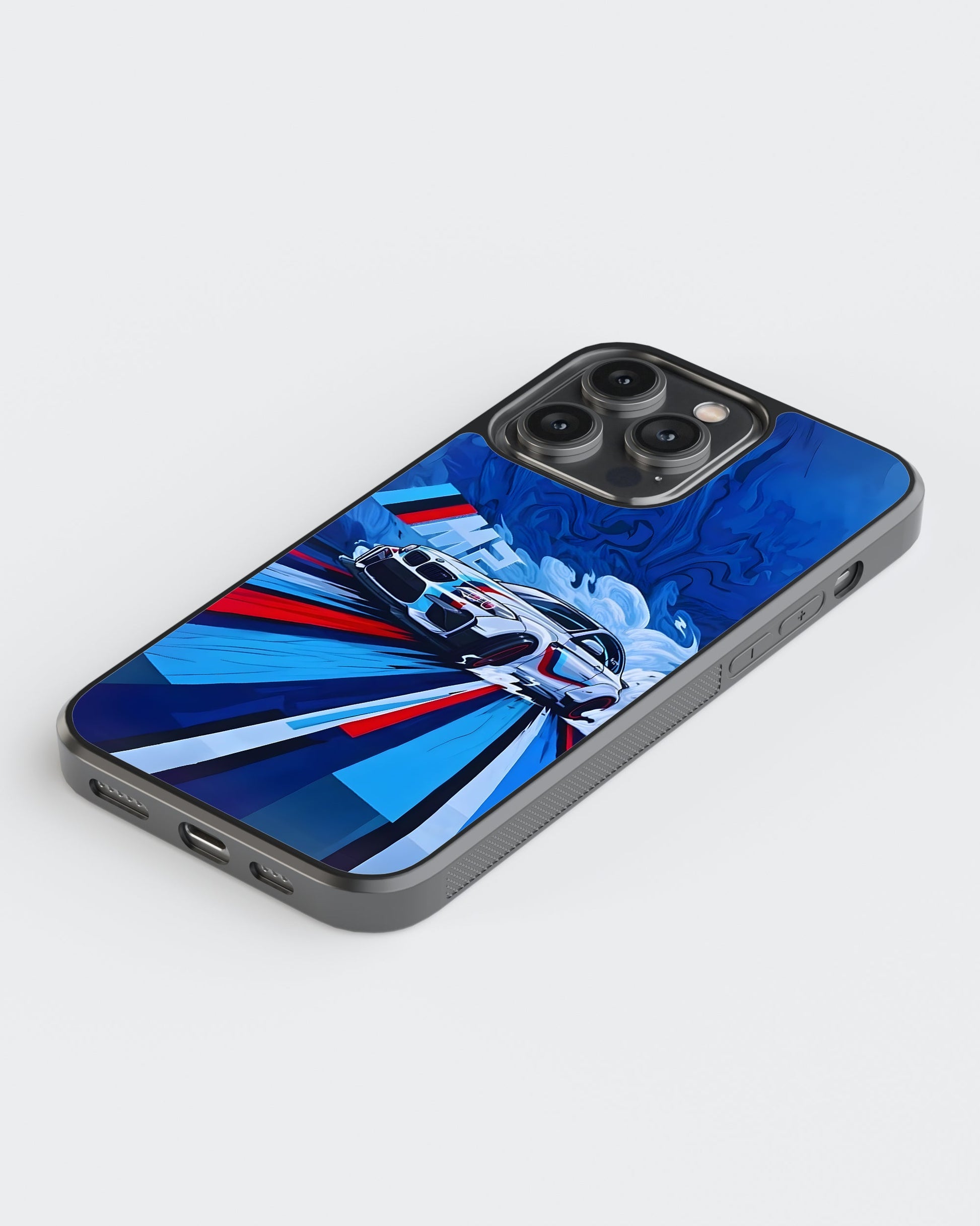 Sports Car Glass Mobile Case