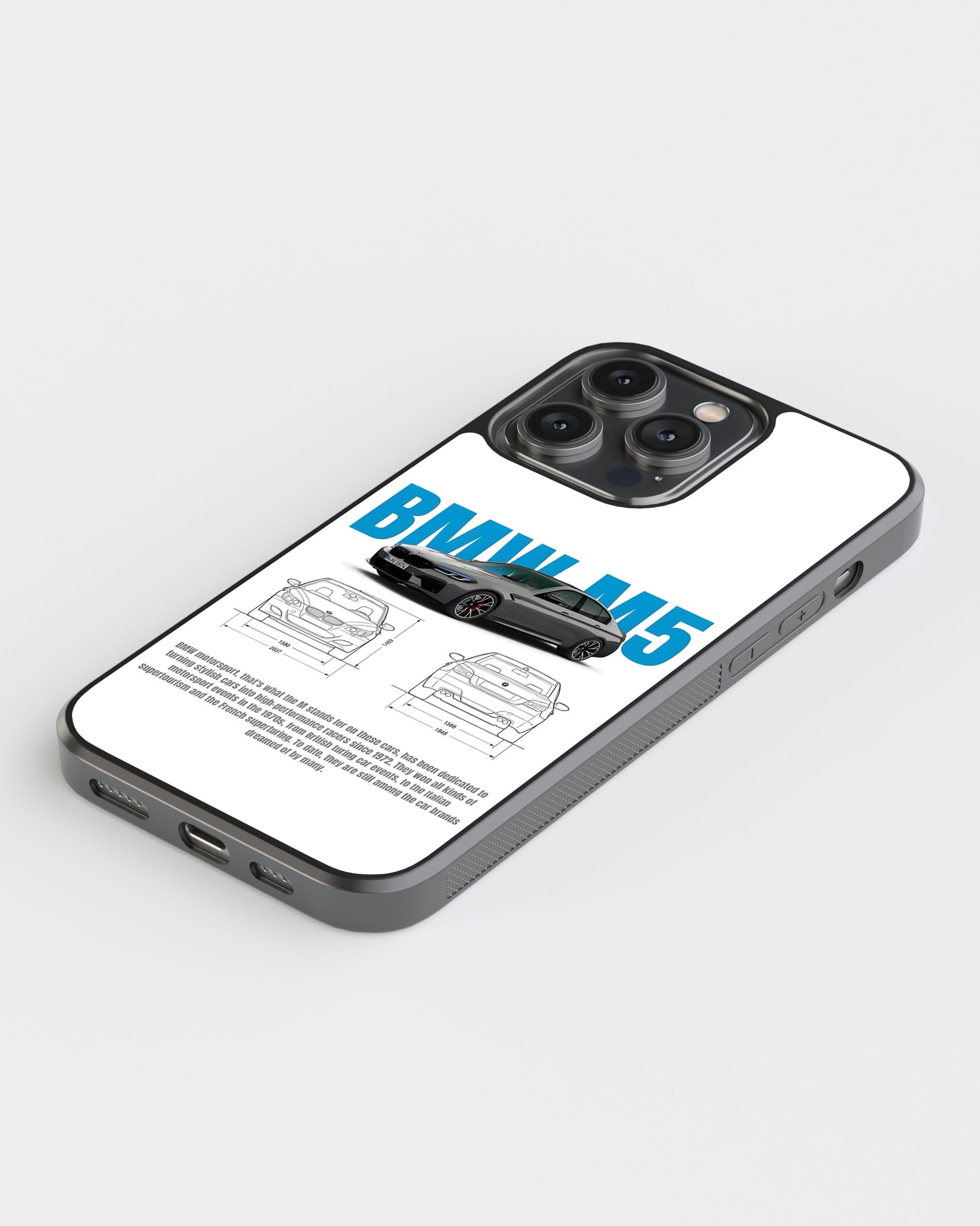 Sports Car Glass Mobile Case