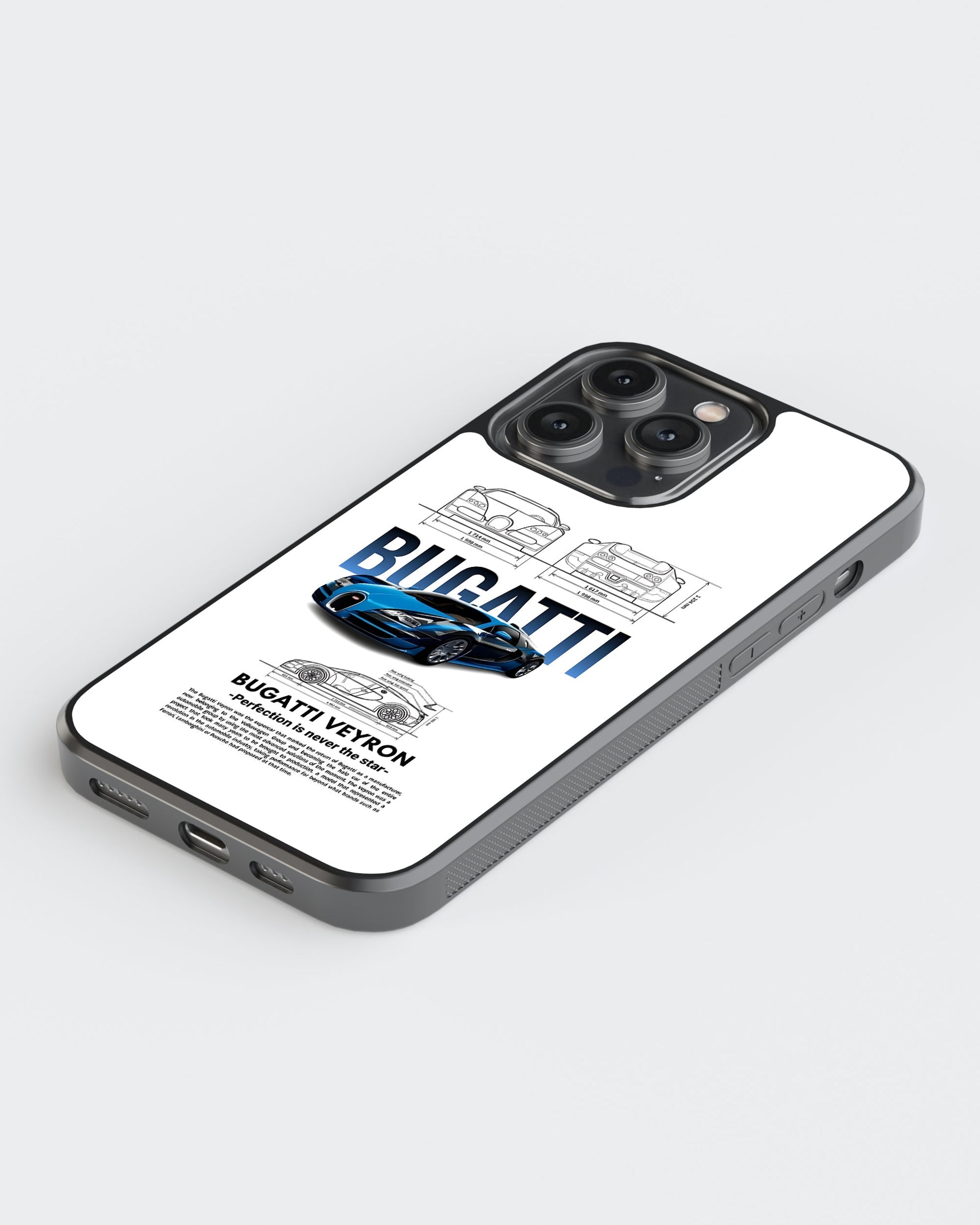 Sports Car Glass Mobile Case
