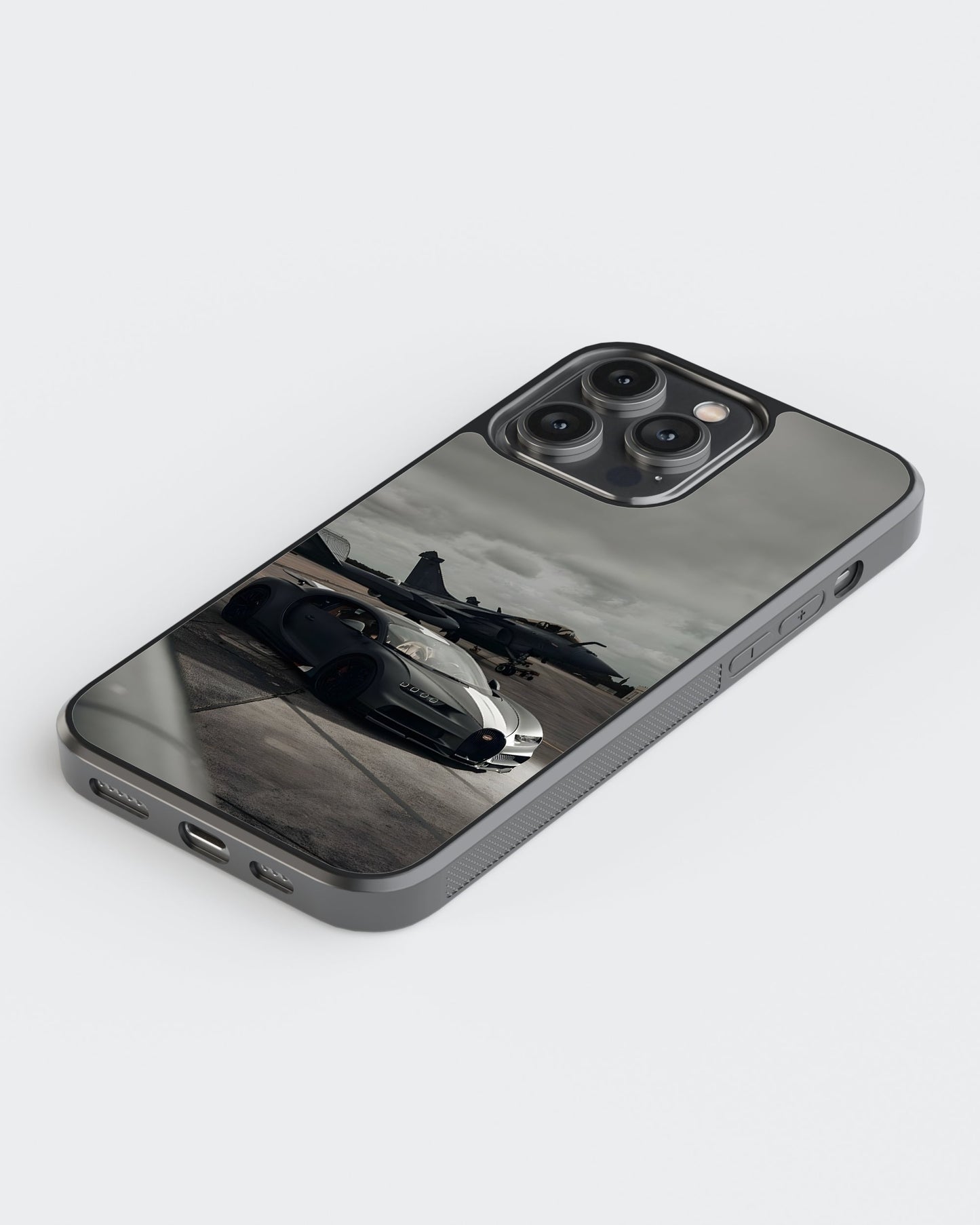 Sports Car Glass Mobile Case
