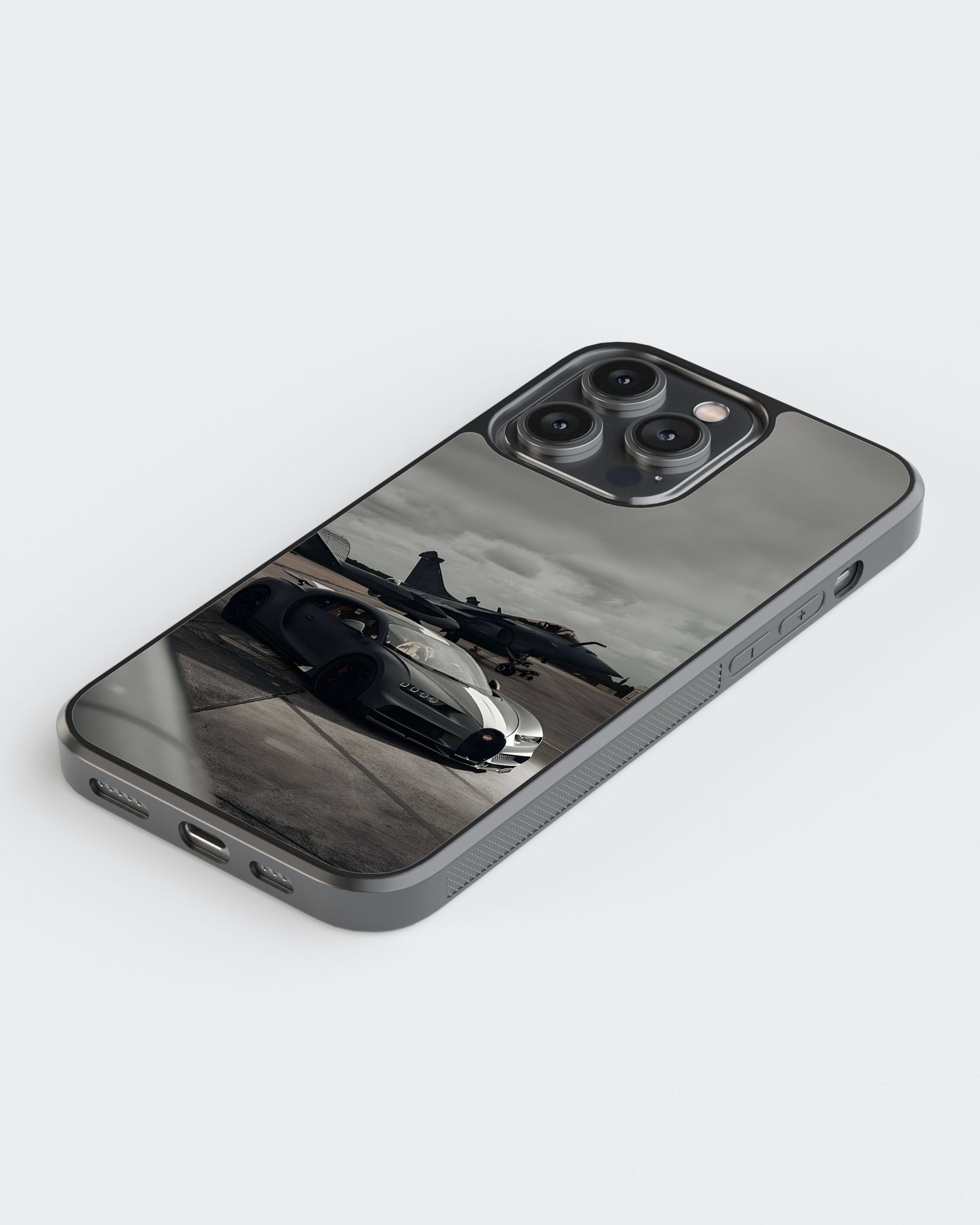 Sports Car Glass Mobile Case