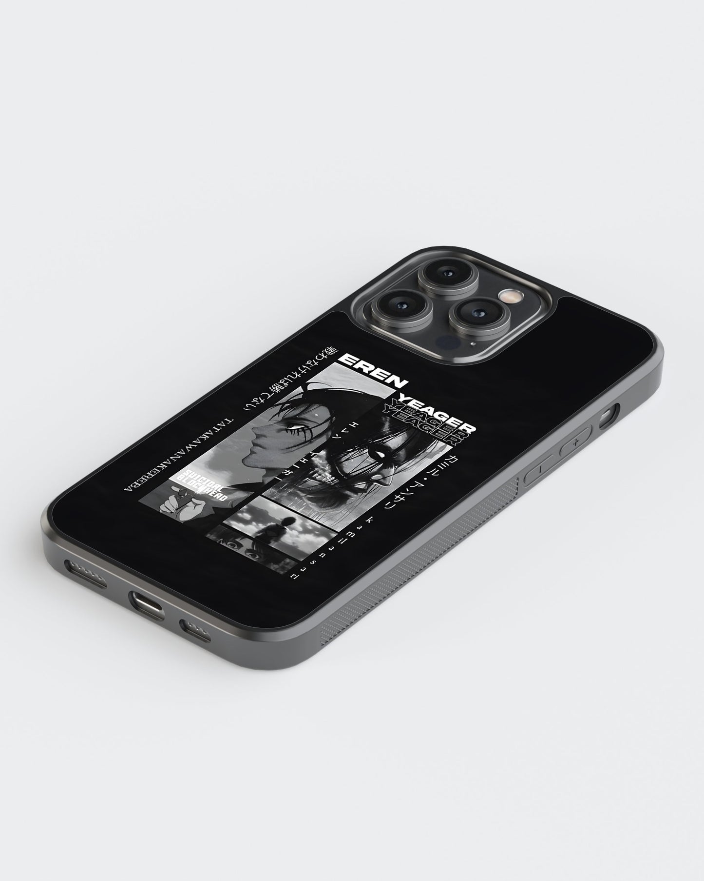 Attack On Titan Glass Mobile Case